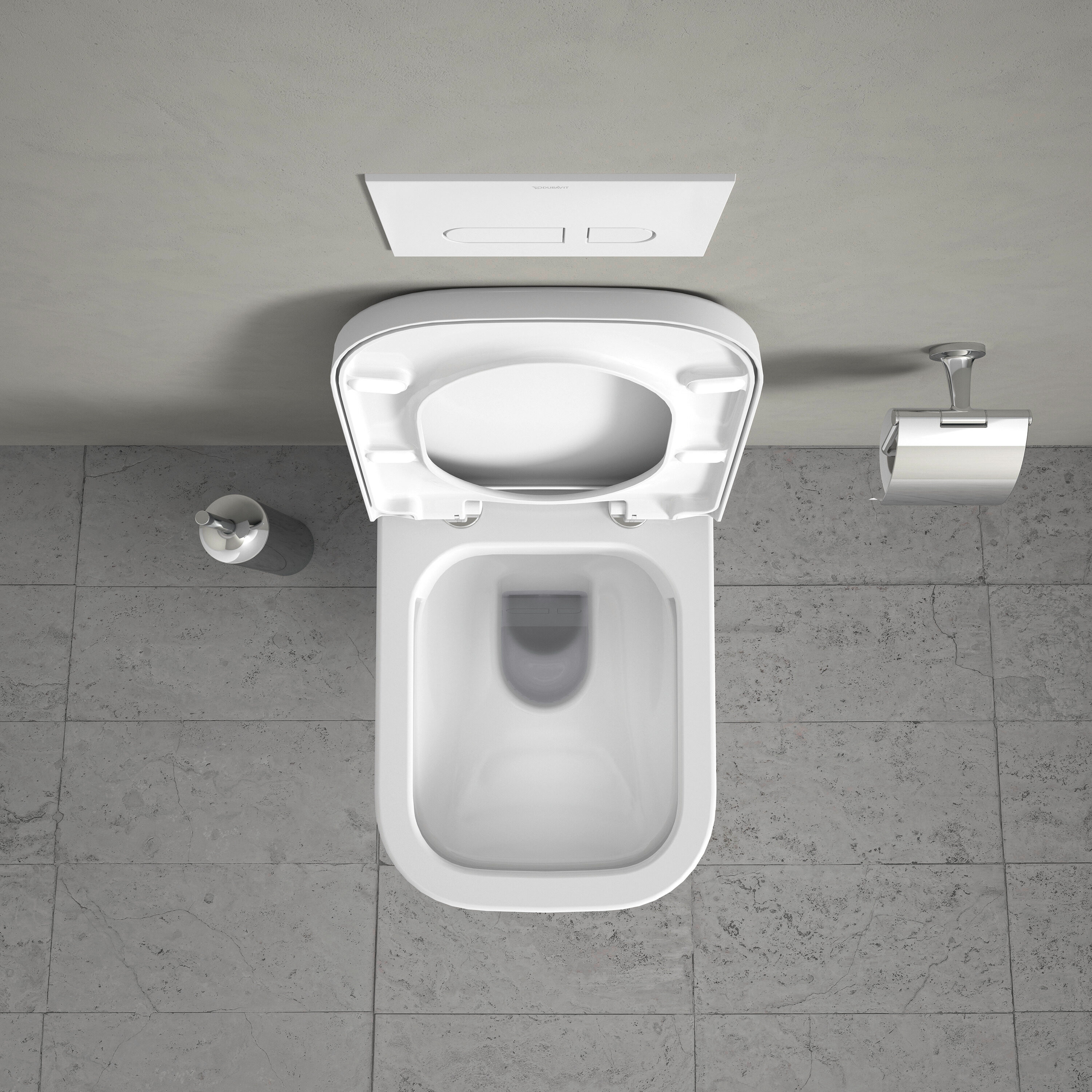 Duravit Happy D.2 Taza de baño alargada blanca de altura estándar 2222090092