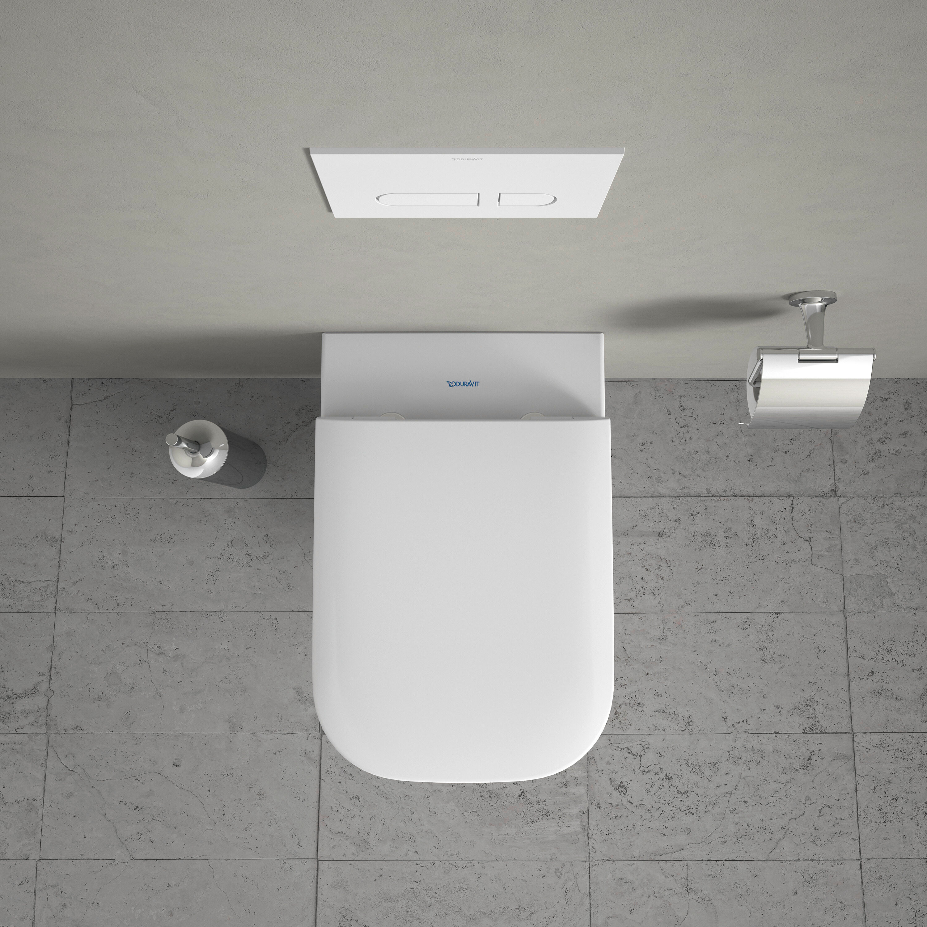 Duravit Happy D.2 Taza de baño alargada blanca de altura estándar 2222090092