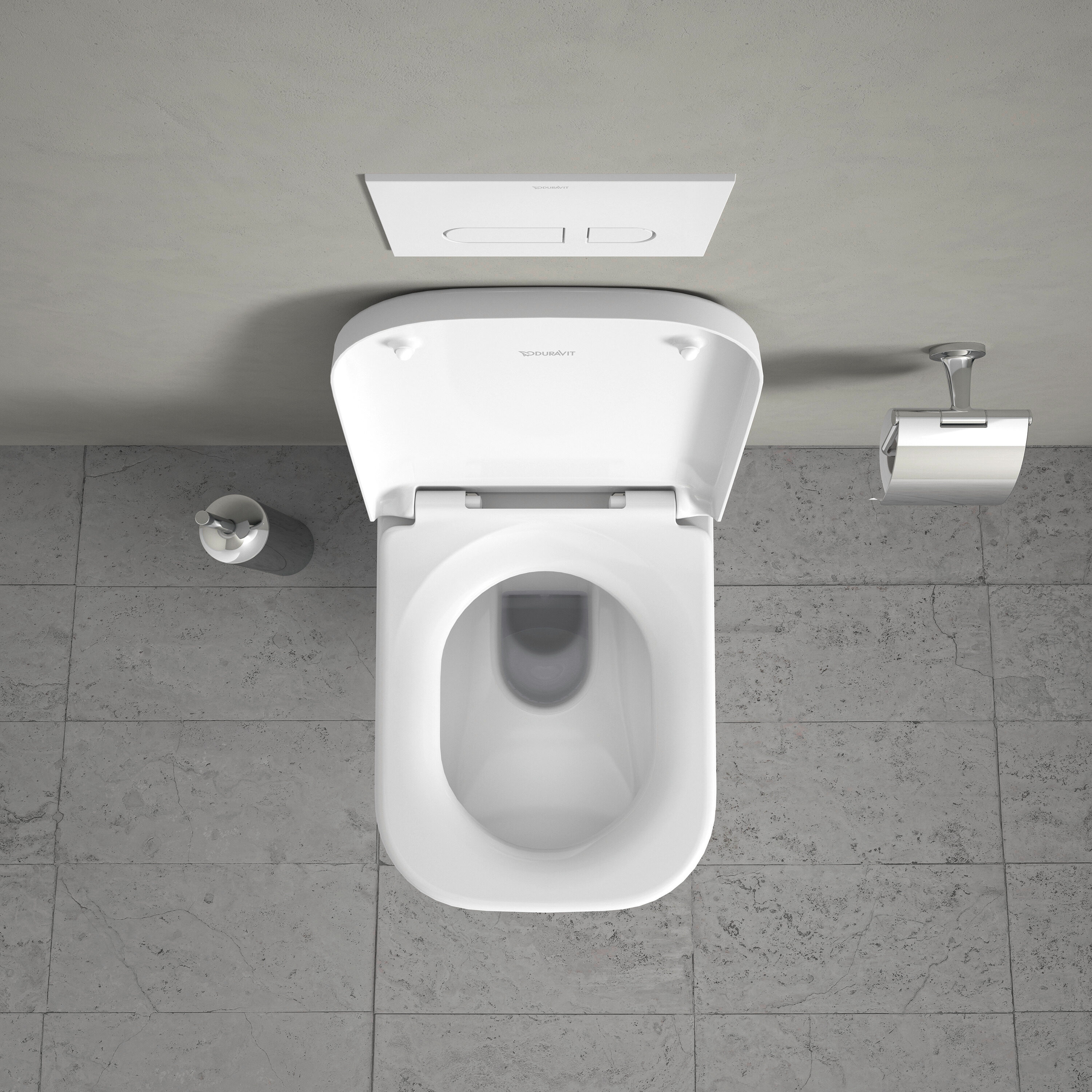 Duravit Happy D.2 Taza de baño alargada blanca de altura estándar 2222090092