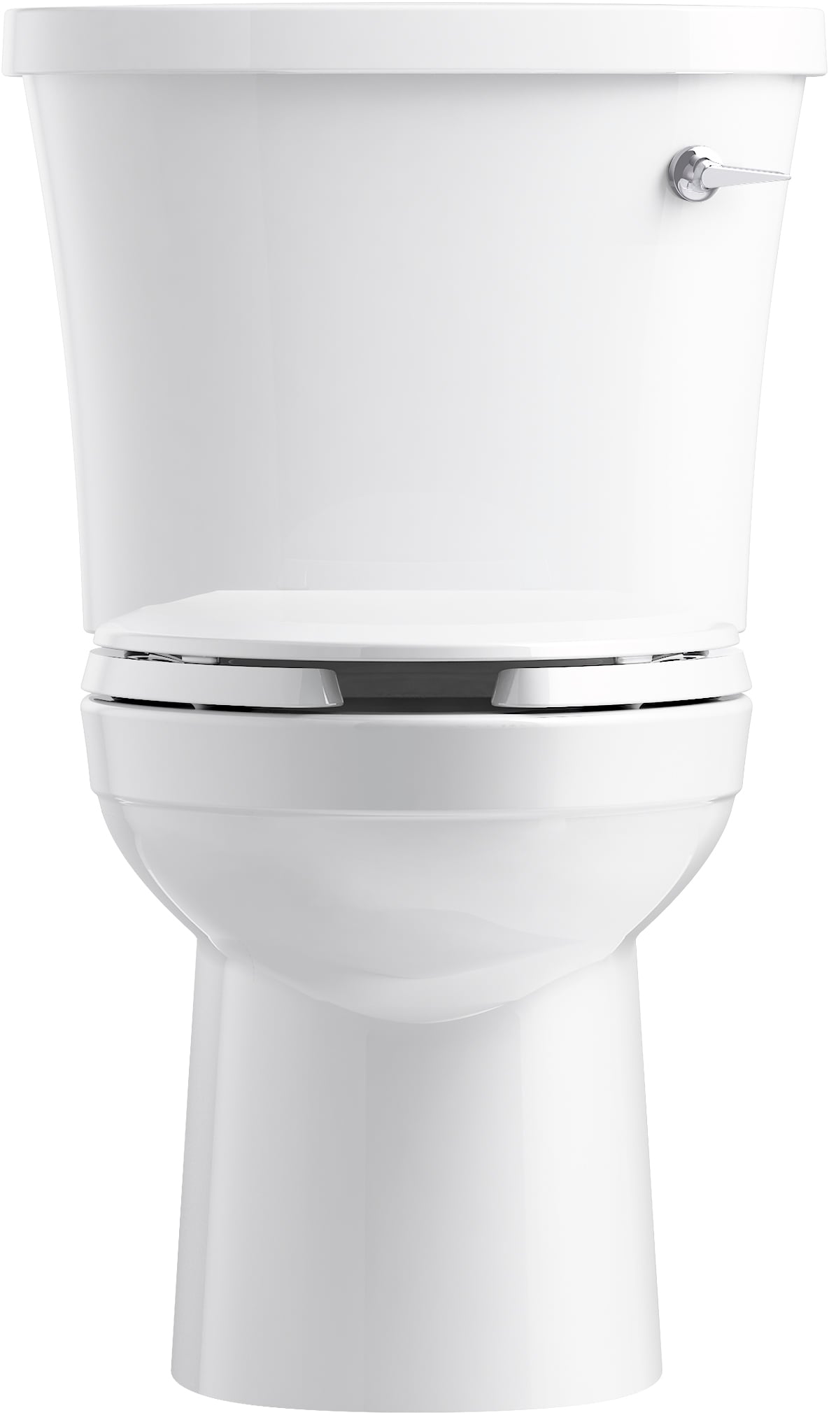 Taza de baño alargada blanca Kingston de KOHLER con altura estándar y descarga de 12 pulgadas - modelo K-25086-0