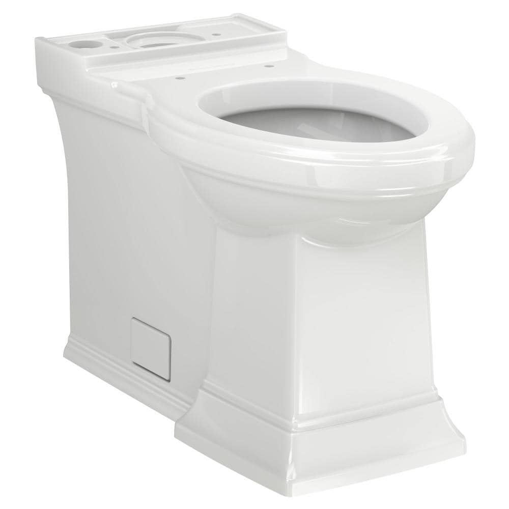 Inodoro American Standard Town Square S Blanco alargado altura de silla taza para baño 12 pulgadas de desagüe 3851A101.020