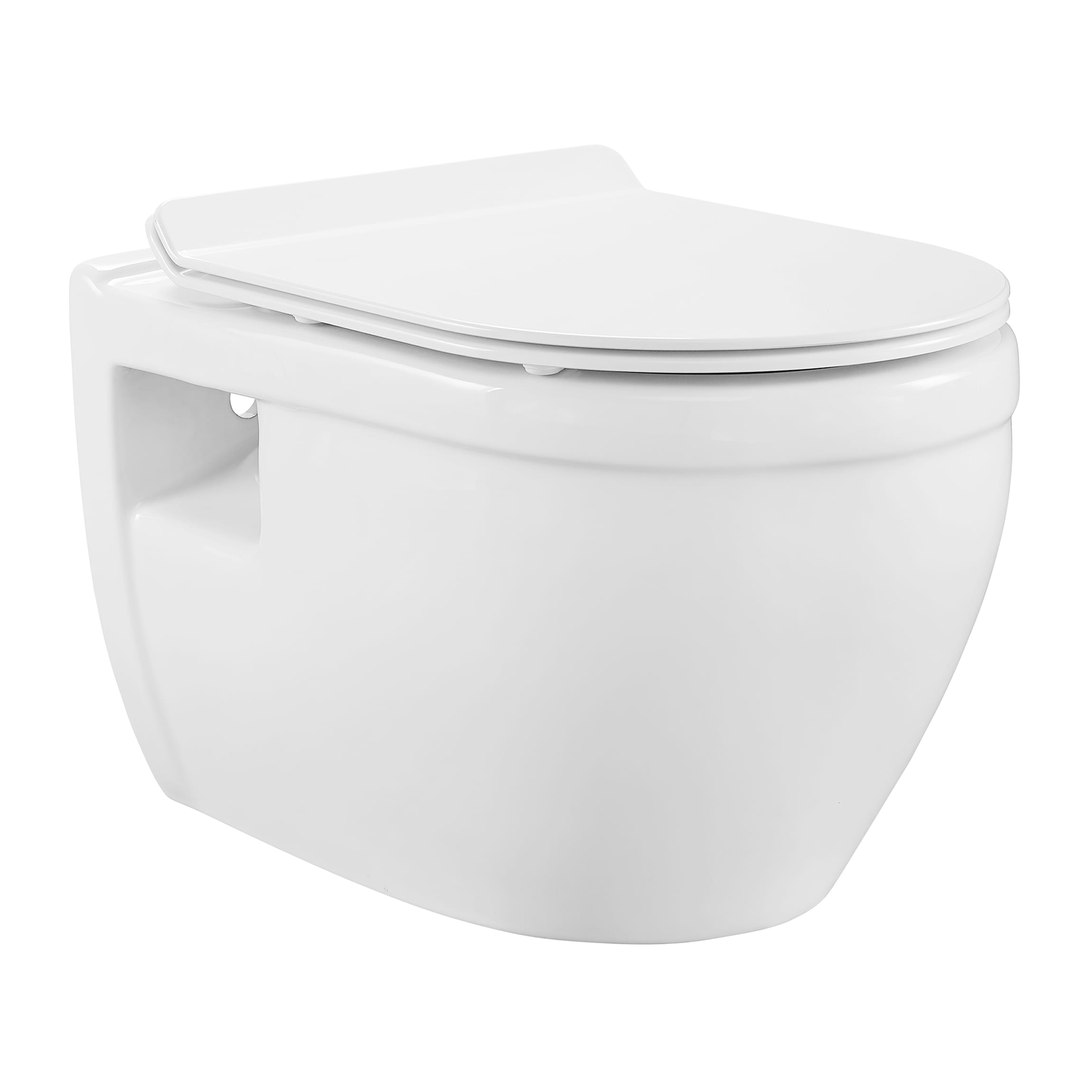 Inodoro alargado suspendido en pared Dieppe blanco brillante de Swiss Madison SM-25-BFDIE03WH
