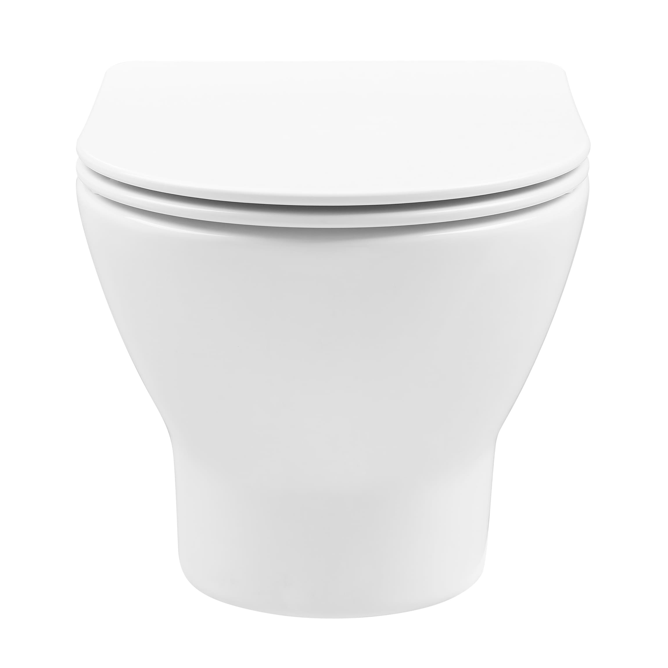 Inodoro suspendido alargado color blanco brillante Dieppe de Swiss Madison SM-25-BFDIE05WH