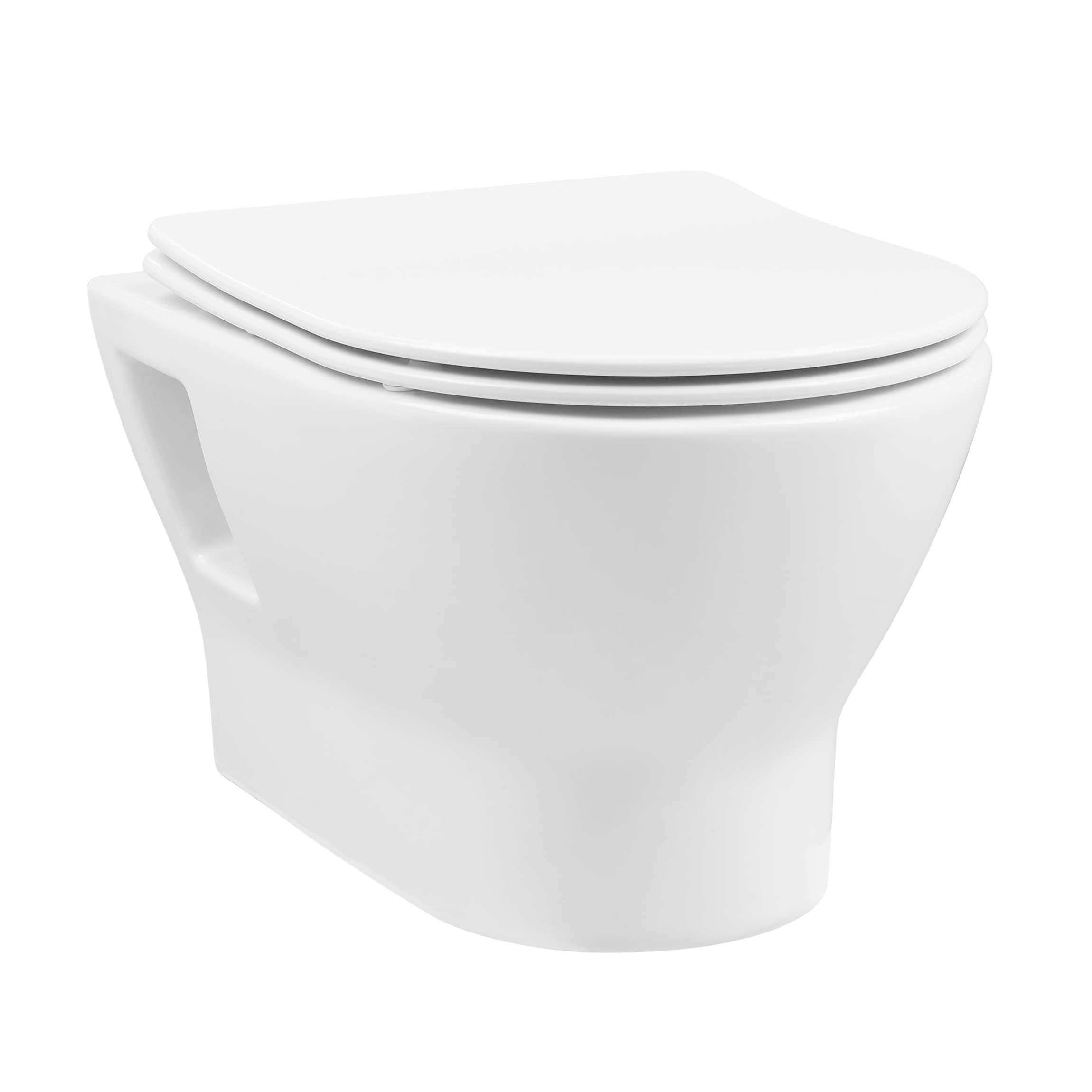Inodoro suspendido alargado color blanco brillante Dieppe de Swiss Madison SM-25-BFDIE05WH