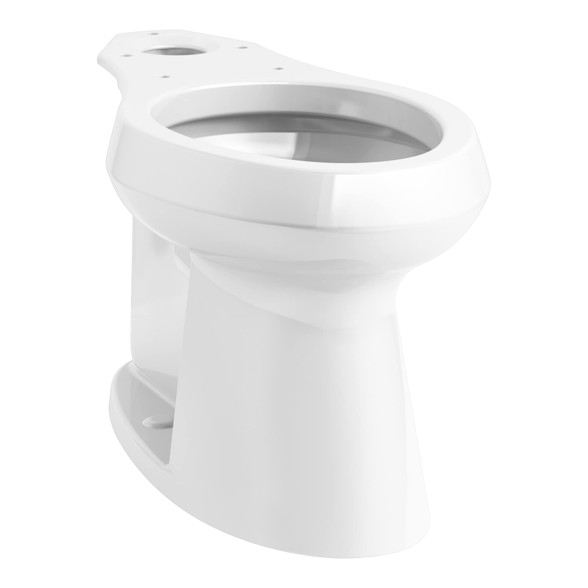 Taza de baño alargada en blanco Highline de KOHLER con altura de silla y descarga a 12 pulgadas - 80020-0