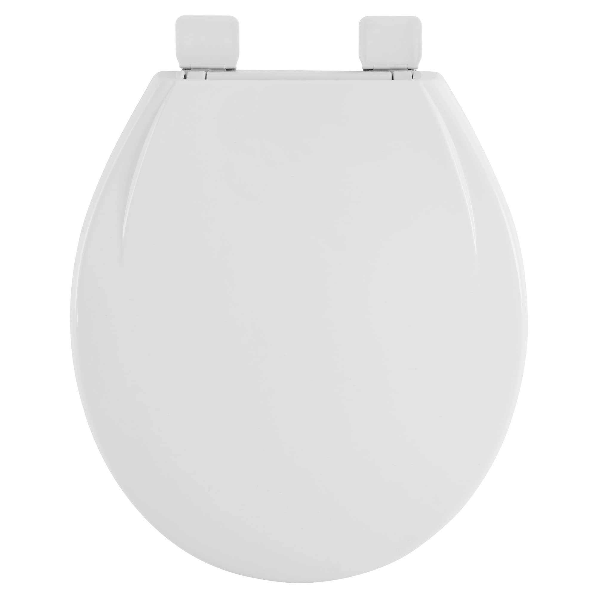 Asiento de inodoro redondo de plástico American Standard MightyTuff Blanco con cierre suave 5267B60CL.020