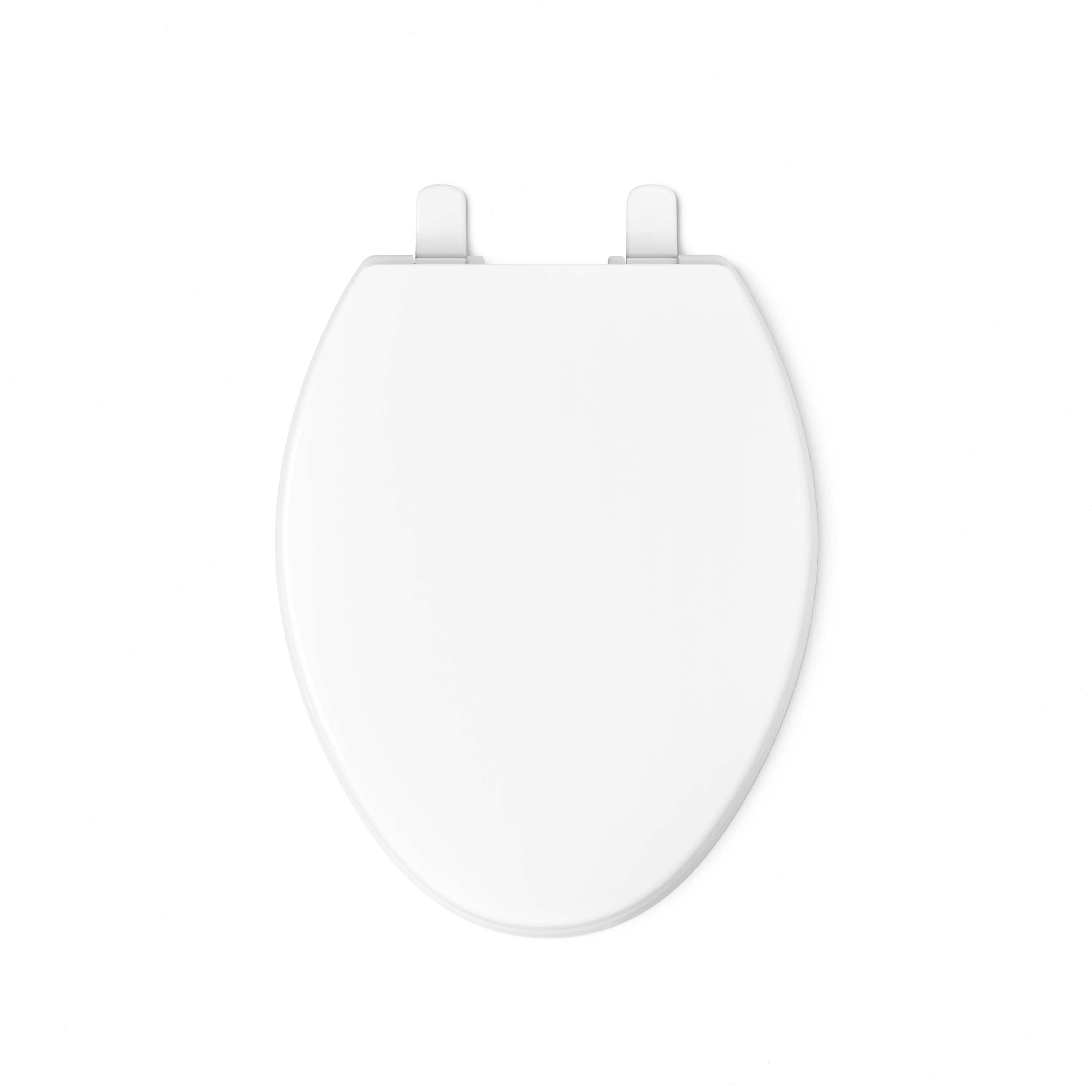 Asiento de Inodoro Alargado Blanco de Cierre Suave de Plástico KOHLER Brevia R20110-0