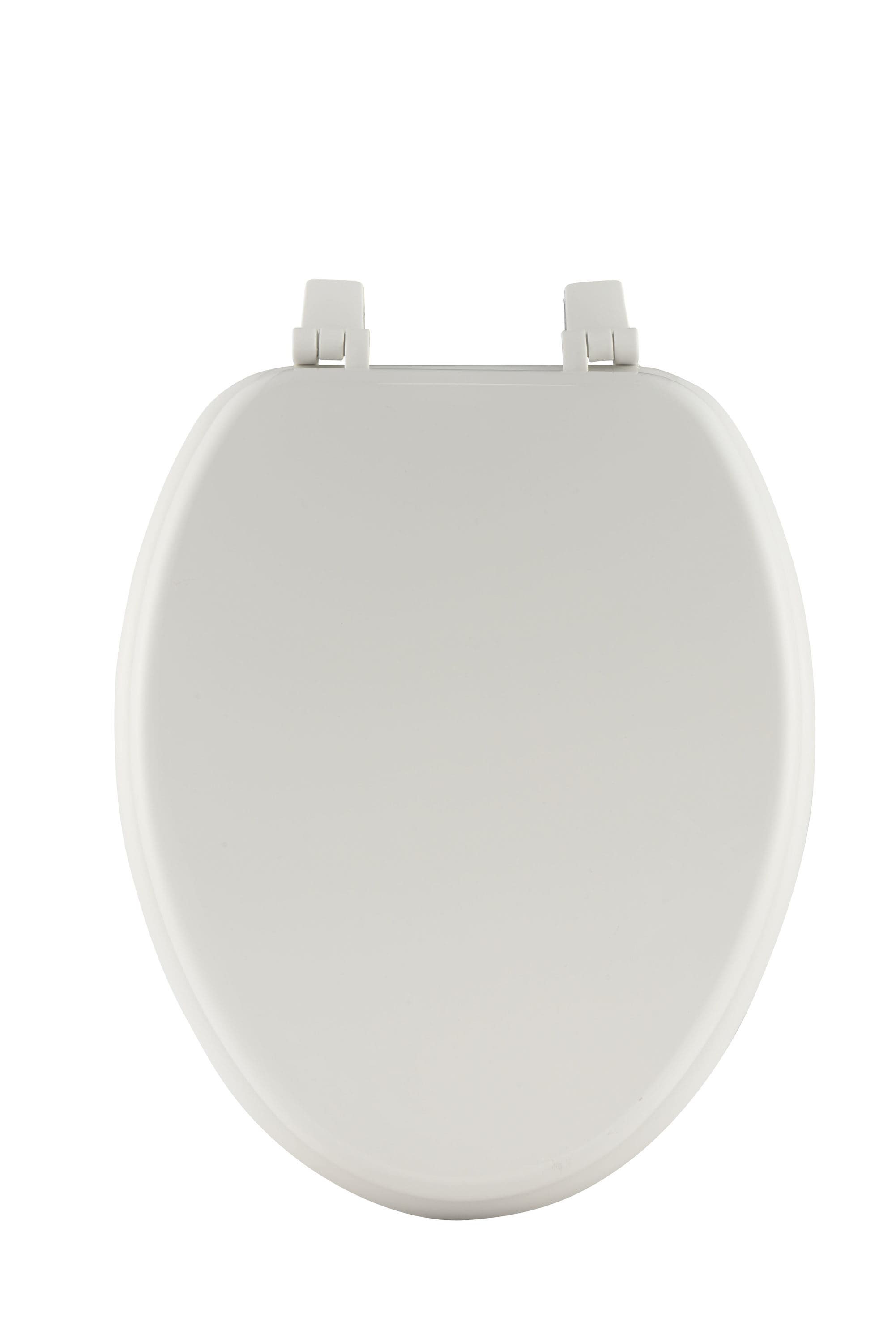 Asiento de Inodoro alargado de Madera en Blanco Proyecto Fuente HY-D22