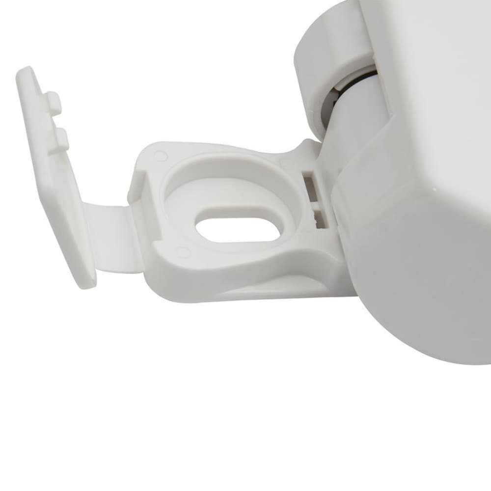 Asiento de baño alargado de plástico blanco de cierre suave Proyecto Fuente HY-PP03