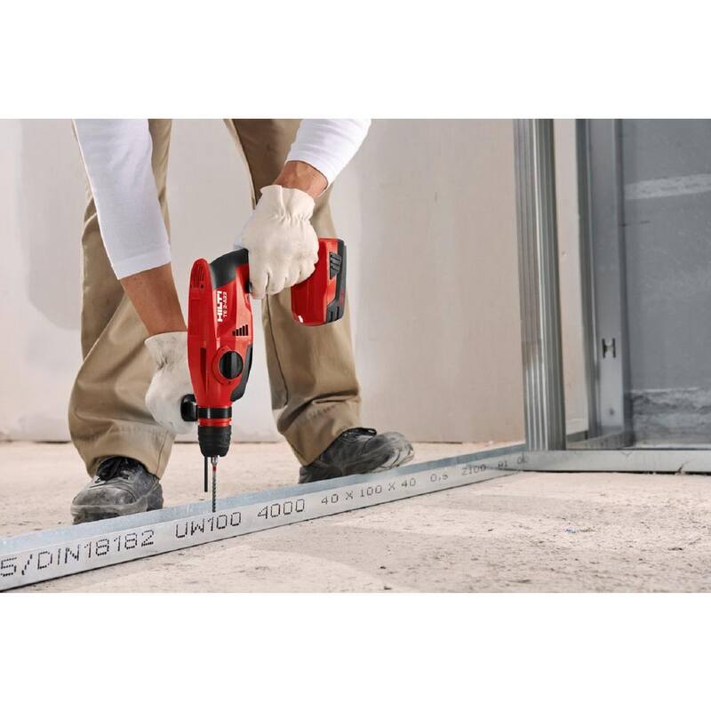 Martillo perforador rotativo inalámbrico Hilti TE 2-A de 5/8 pulgadas con cuerpo de herramienta de 22 voltios de ion de litio SDS Plus - 2149902