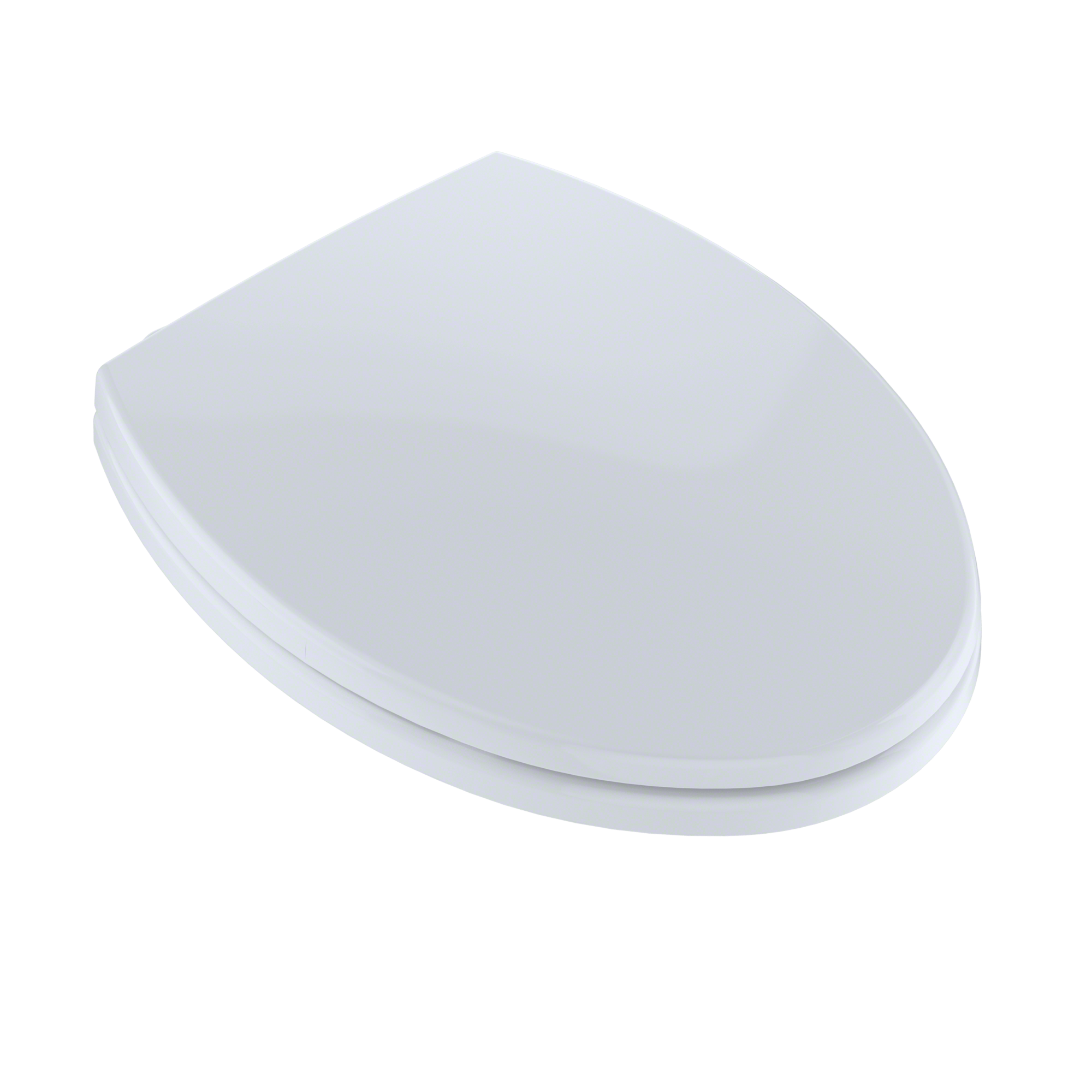 Asiento de baño de plástico blanco con cierre suave alargado TOTO SS114-01