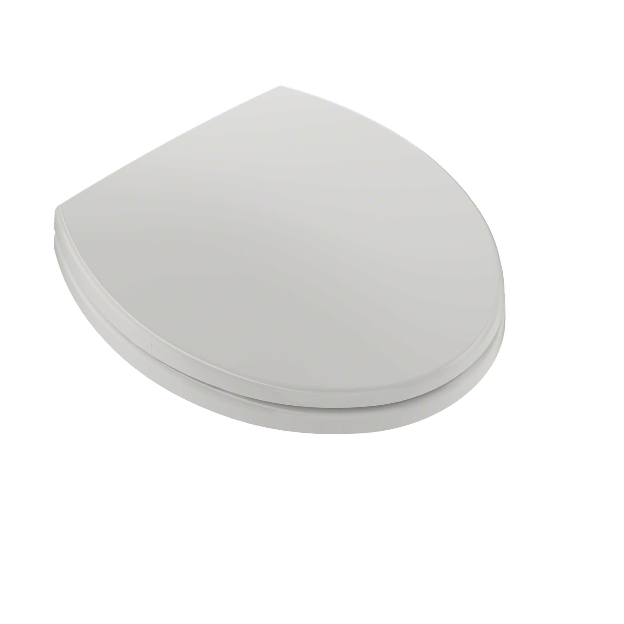 Asiento de Inodoro Redondo de Plástico Blanco Colonial con Cierre Suave SS113-11 de TOTO