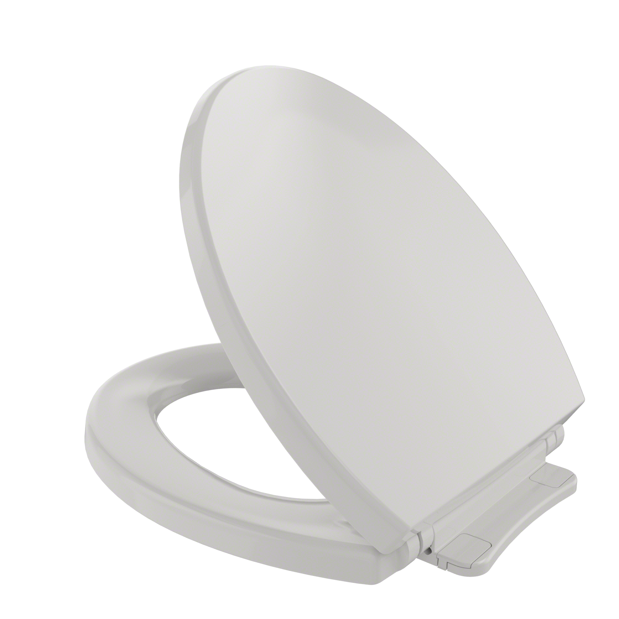Asiento de Inodoro Redondo de Plástico Blanco Colonial con Cierre Suave SS113-11 de TOTO