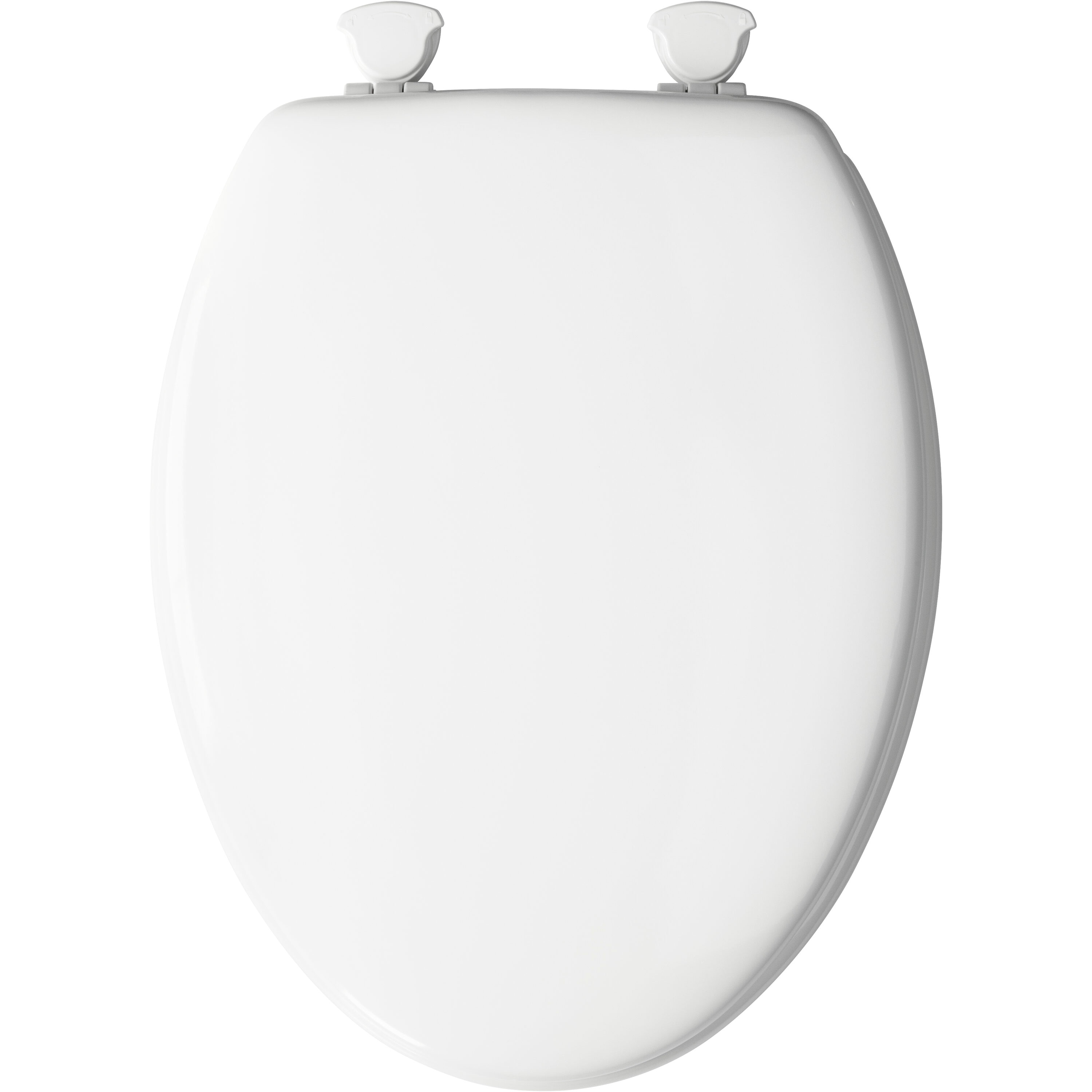 Asiento de baño alargado de madera blancs para Mayfair de Bemis Westport 1745EC 000