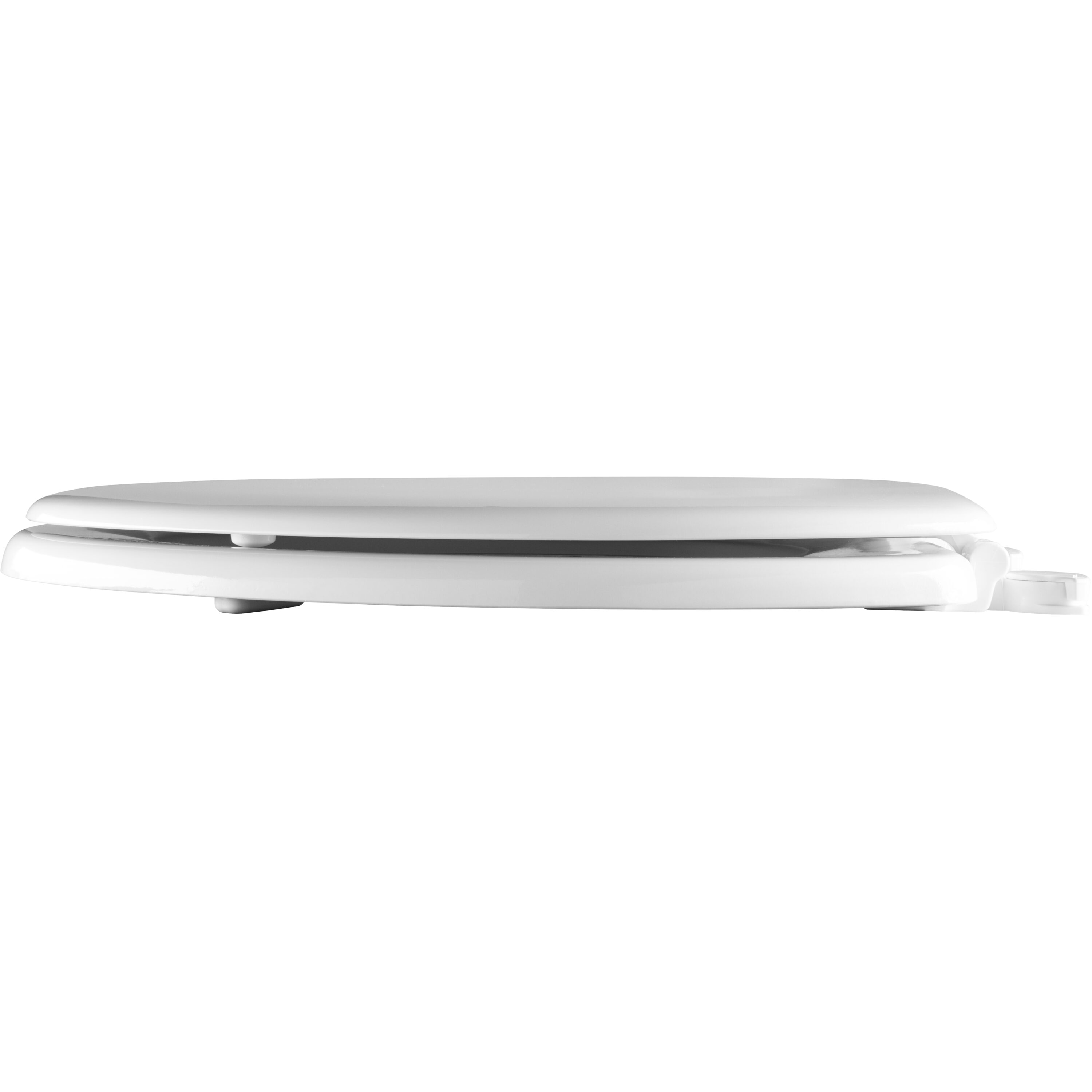 Asiento de baño alargado de madera blancs para Mayfair de Bemis Westport 1745EC 000