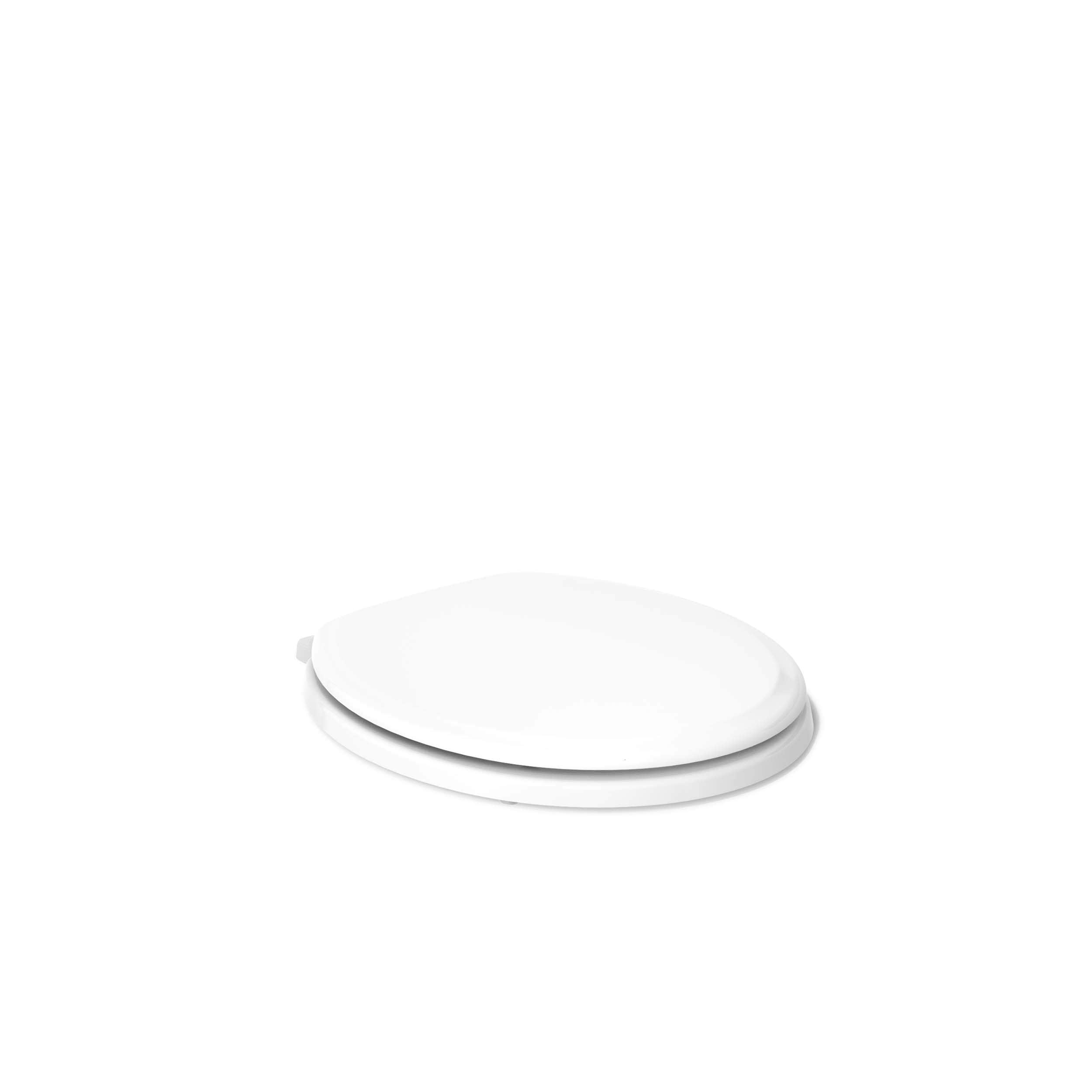 Asiento de inodoro KOHLER Ridgewood de Madera Blanco Redondo con Cierre Suave 20455-0