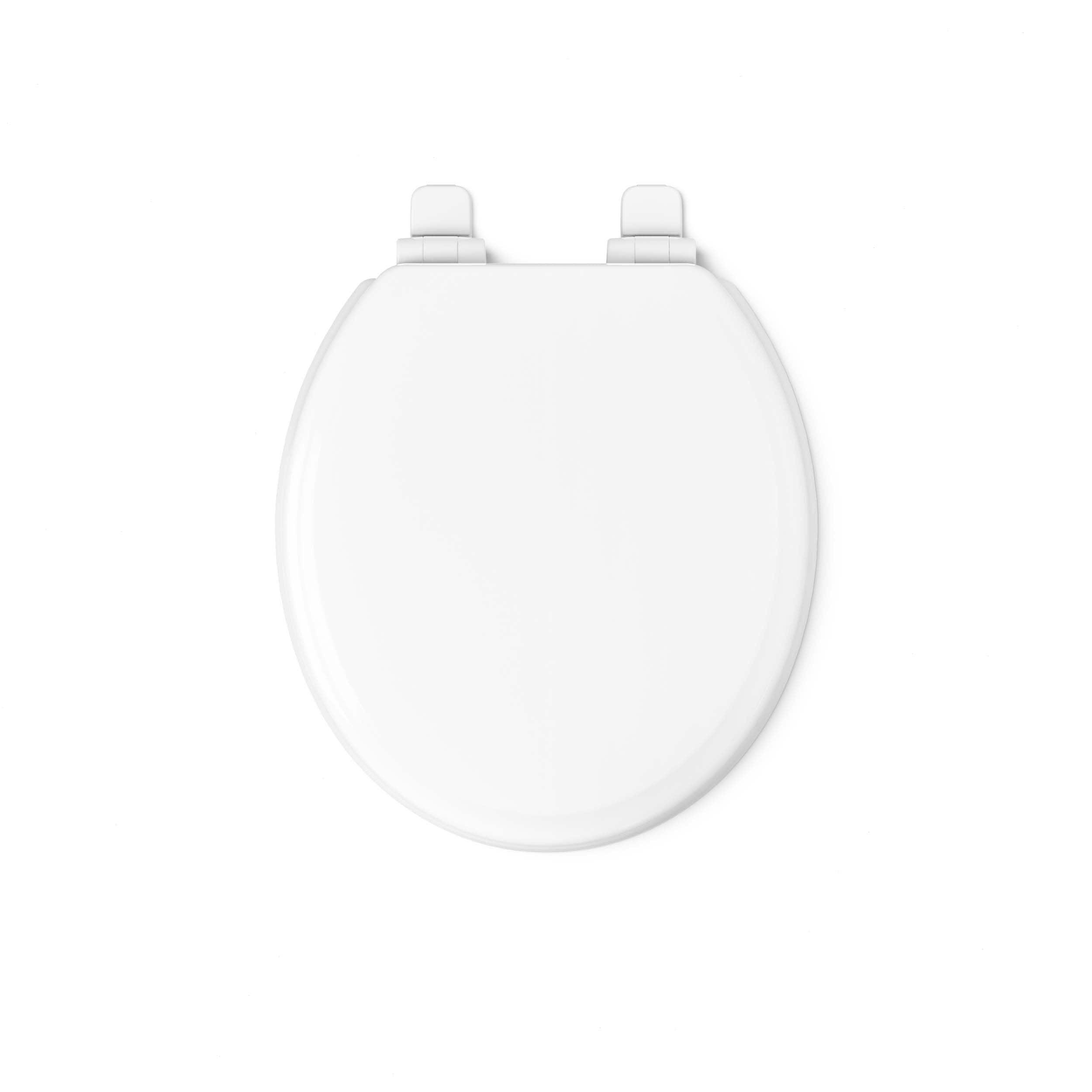 Asiento de inodoro KOHLER Ridgewood de Madera Blanco Redondo con Cierre Suave 20455-0