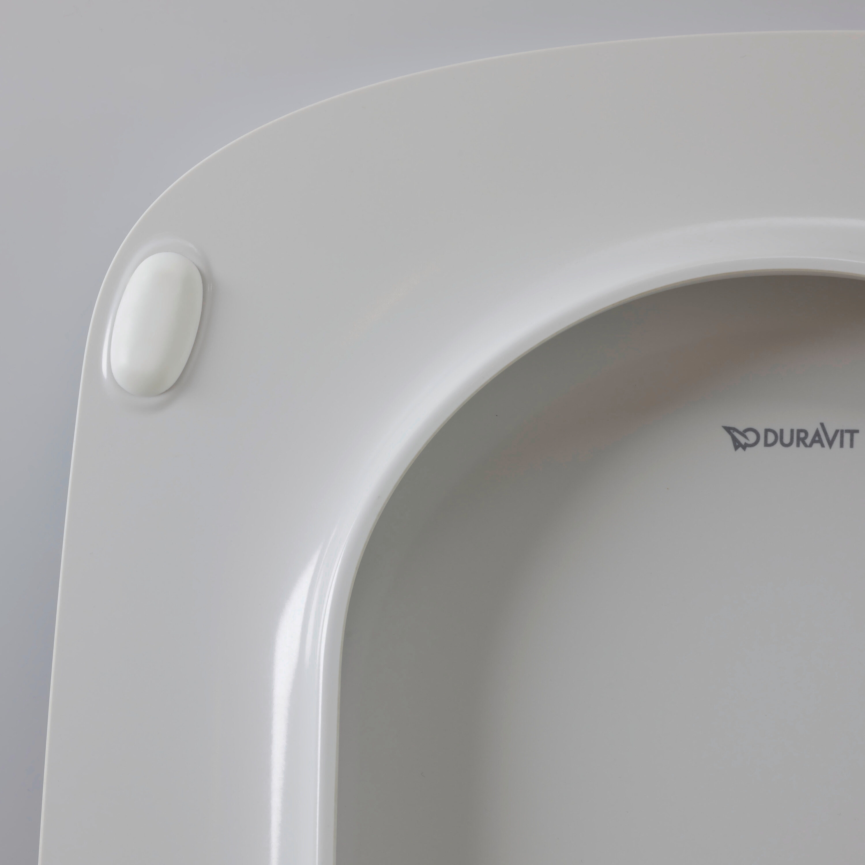 Asiento de retrete alargado blanco de cierre suave de plástico Duravit DuraStyle