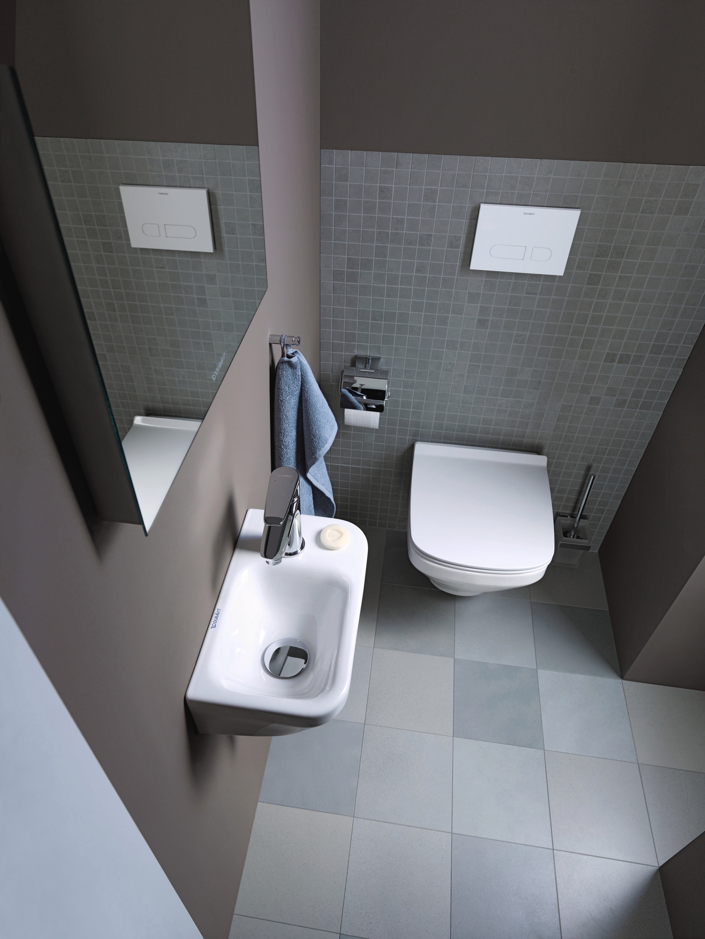 Asiento de retrete alargado blanco de cierre suave de plástico Duravit DuraStyle
