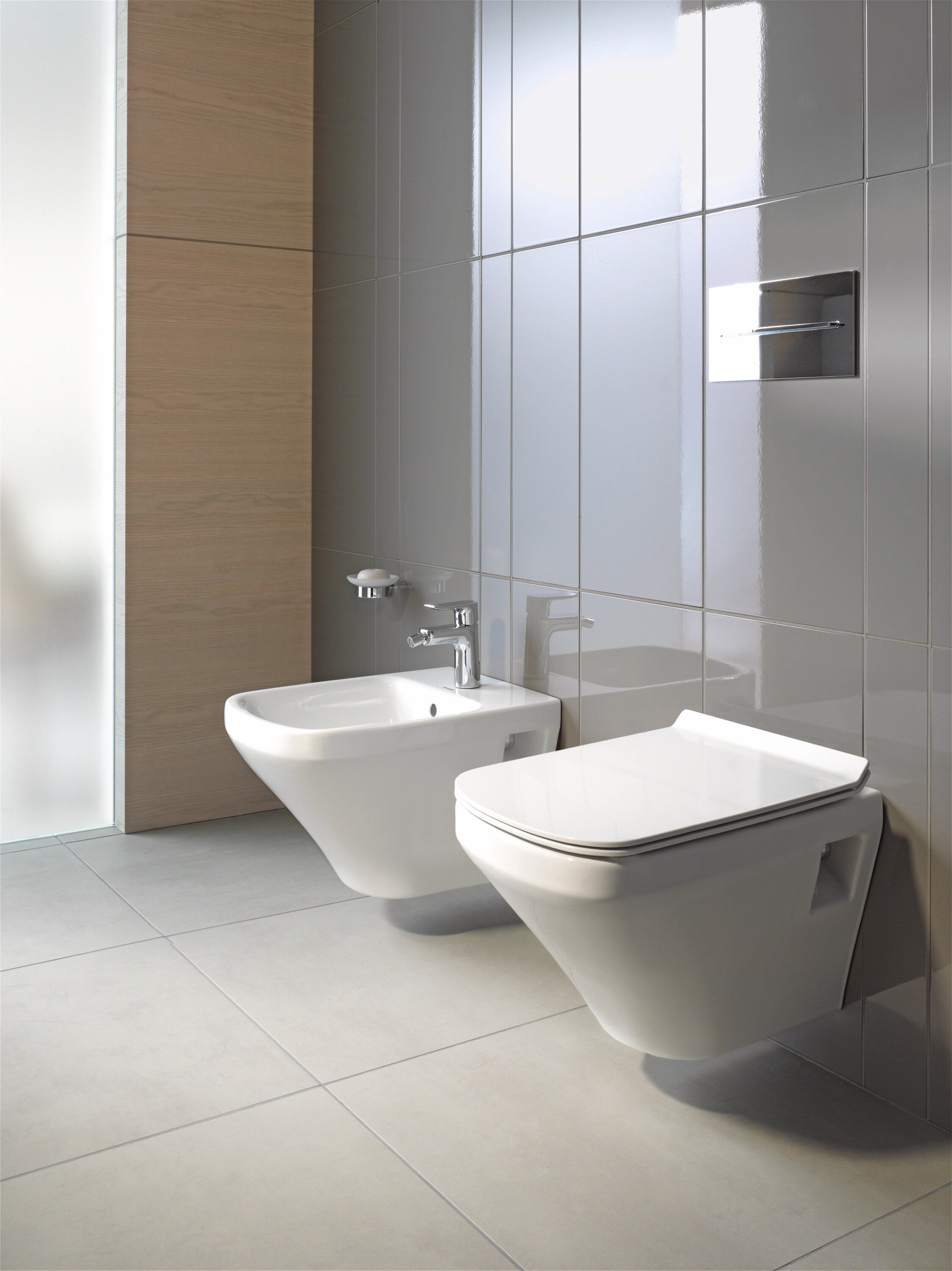 Asiento de retrete alargado blanco de cierre suave de plástico Duravit DuraStyle