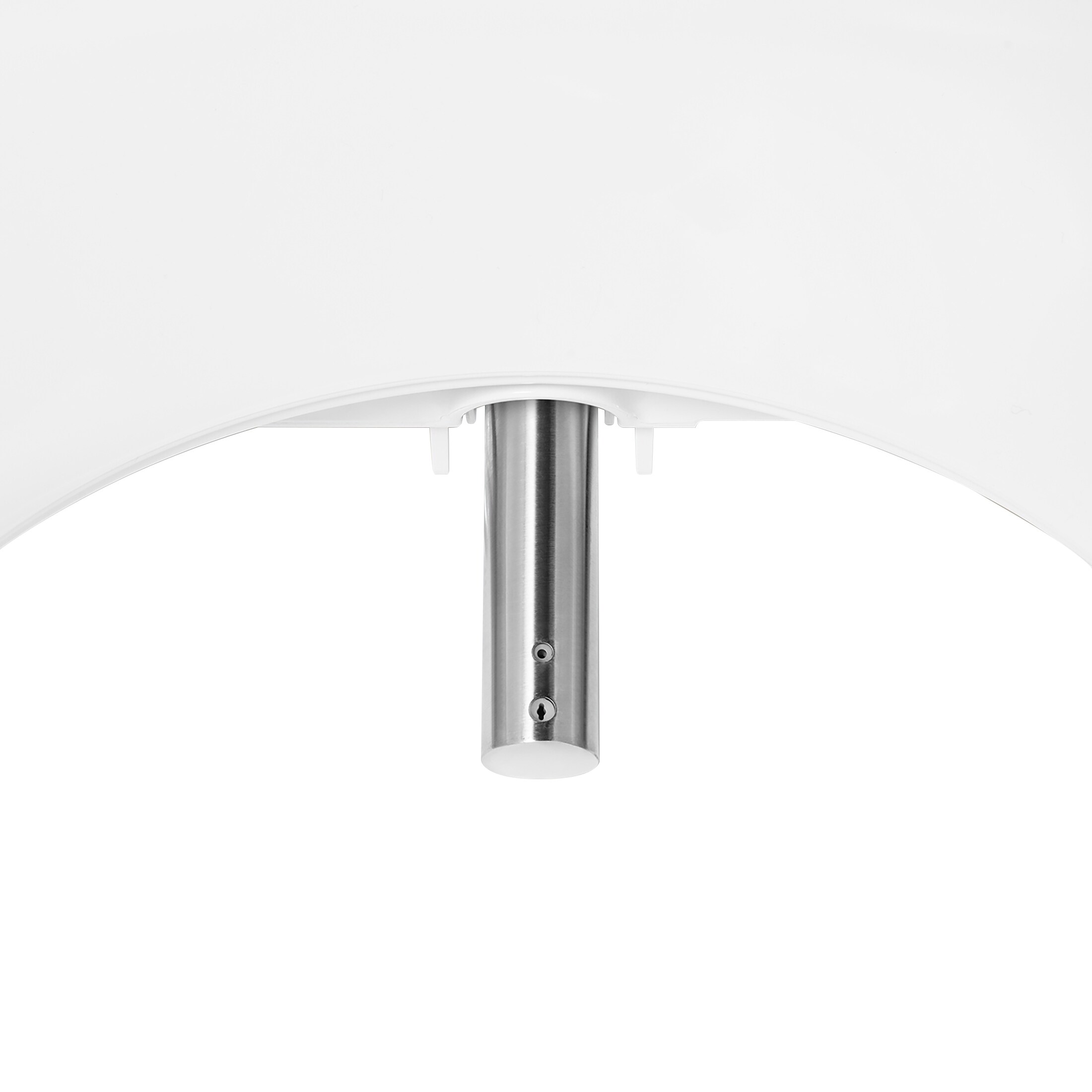 Asiento de inodoro con bidet calentado de cierre suave redondo blanco de plástico Brondell CRDB-RW