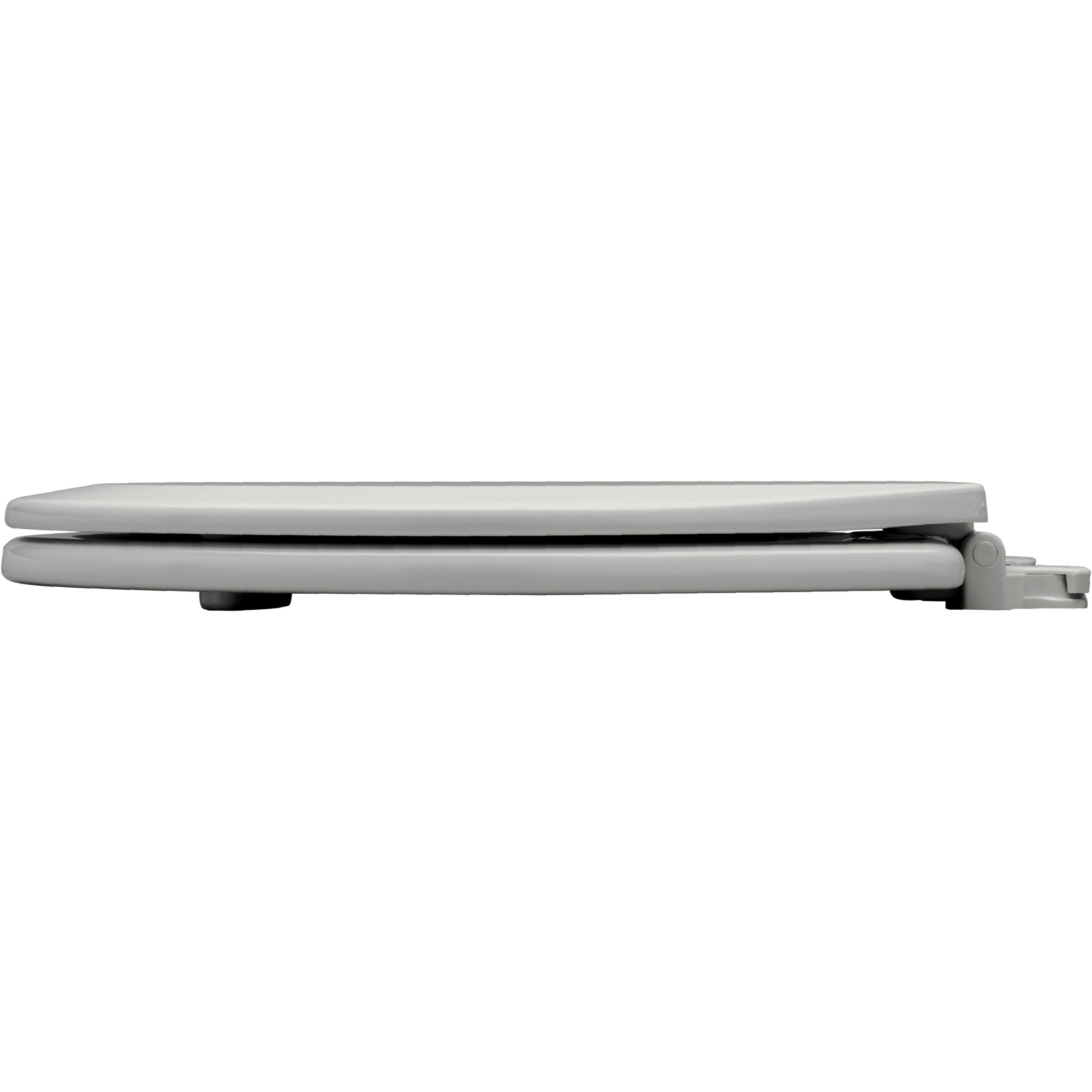 Asiento de baño redondo en gris hielo de madera fácil de limpiar Bemis 500EC 062