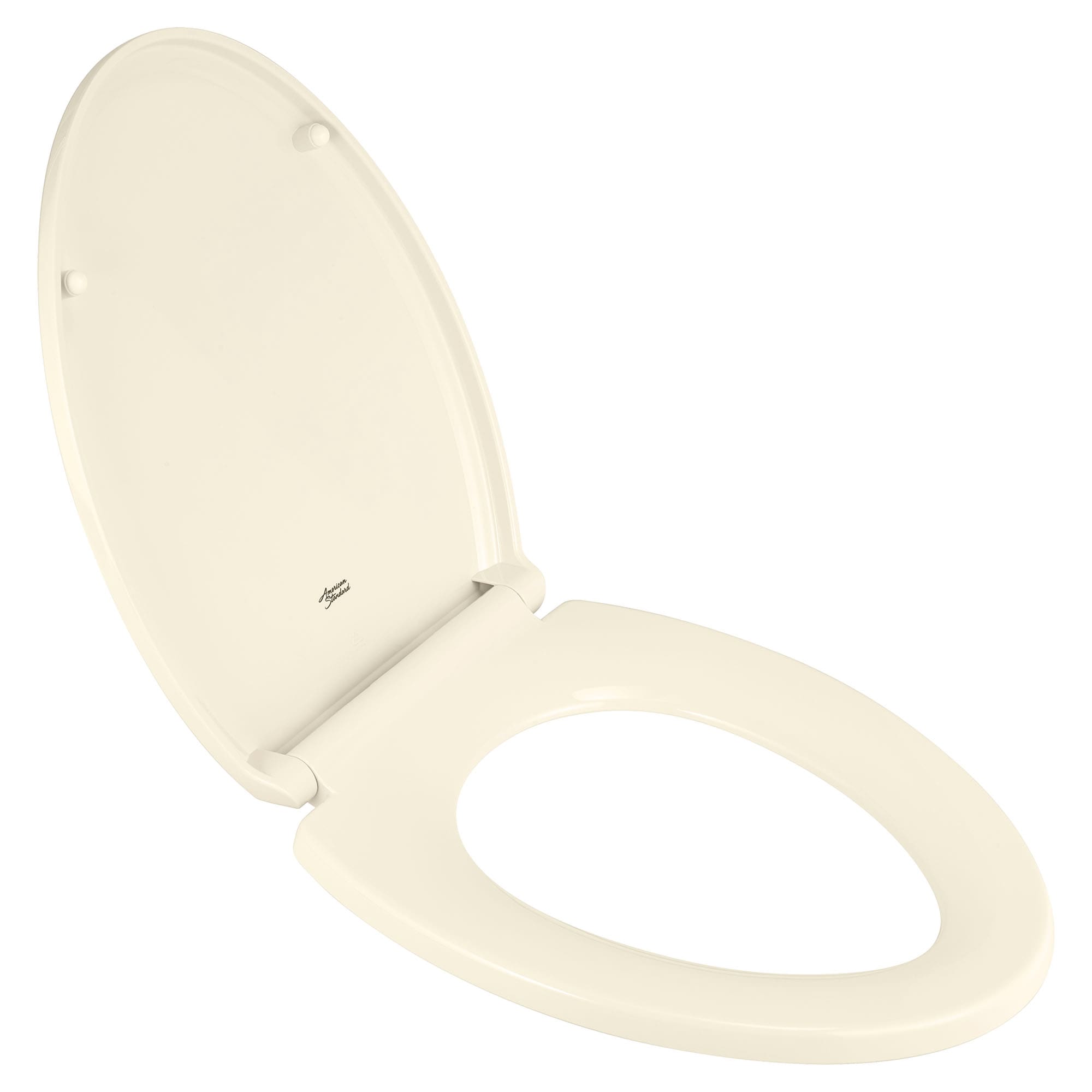 Asiento de Inodoro Alargado Suave con Cierre Automático en Plástico Tradicional de American Standard.