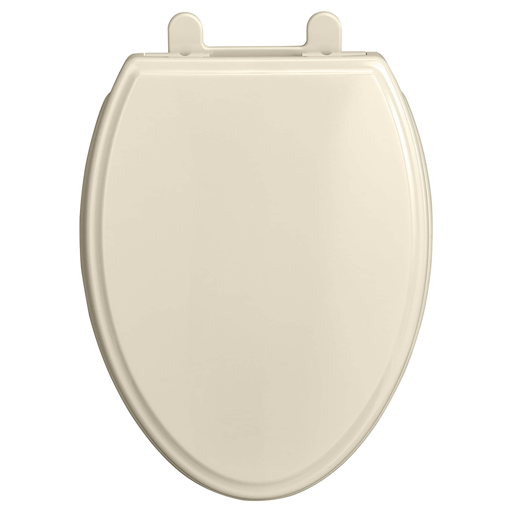 Asiento de Inodoro Alargado Suave con Cierre Automático en Plástico Tradicional de American Standard.
