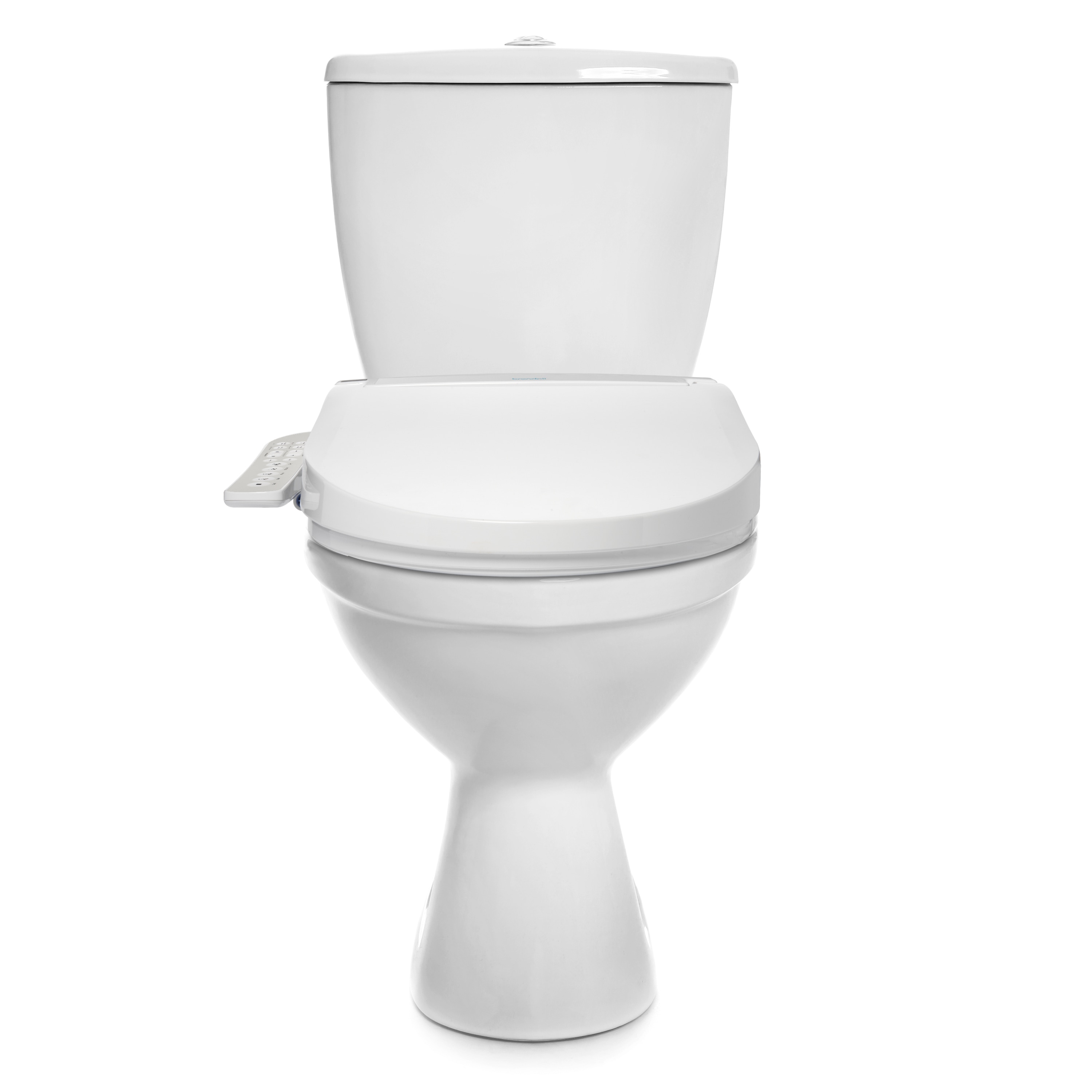Asiento de Bidet con Calentador y Cierre Suave Redondo de Plástico Blanco Brondell DR801-RW