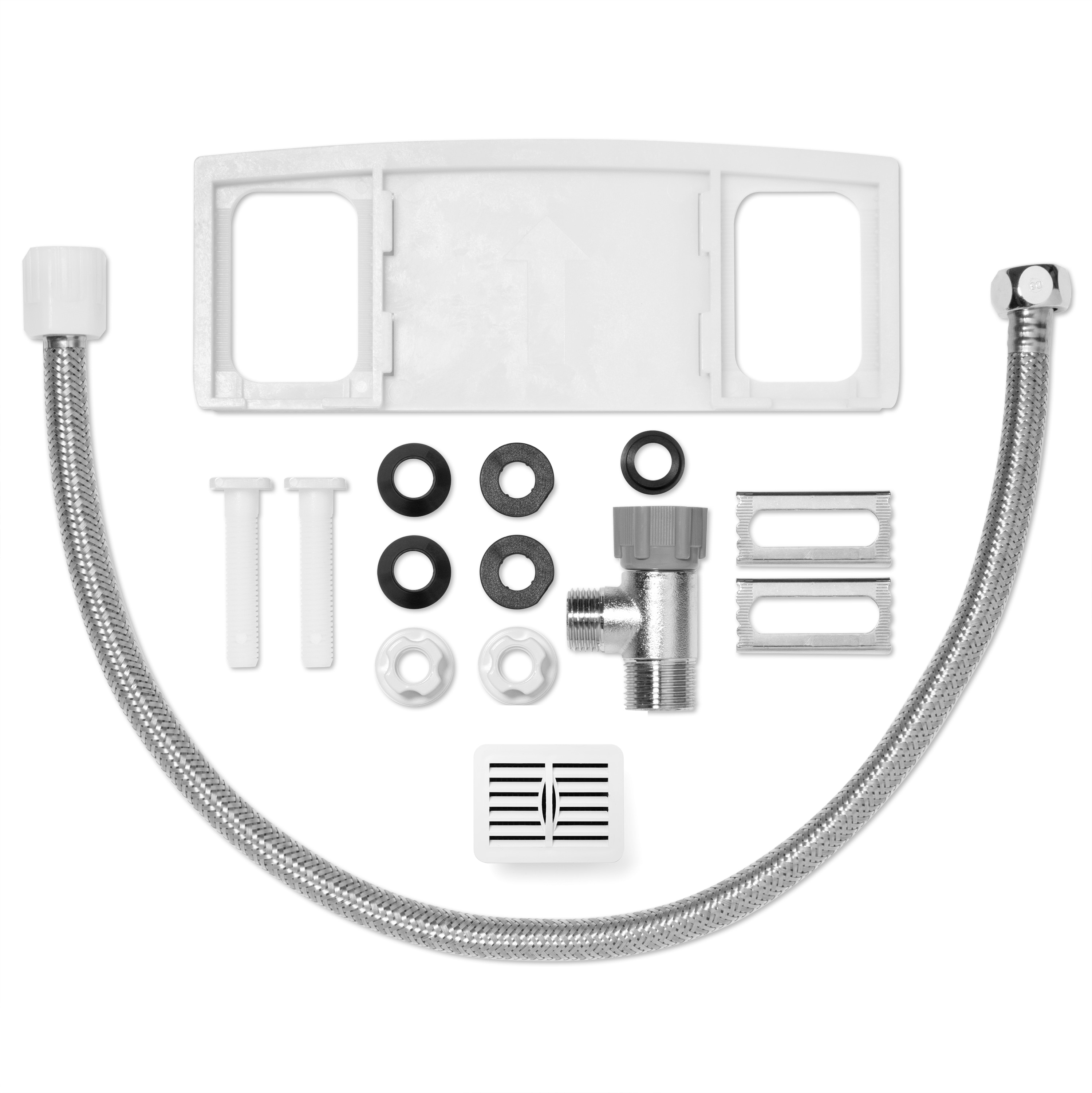Asiento de Bidet con Calentador y Cierre Suave Redondo de Plástico Blanco Brondell DR801-RW