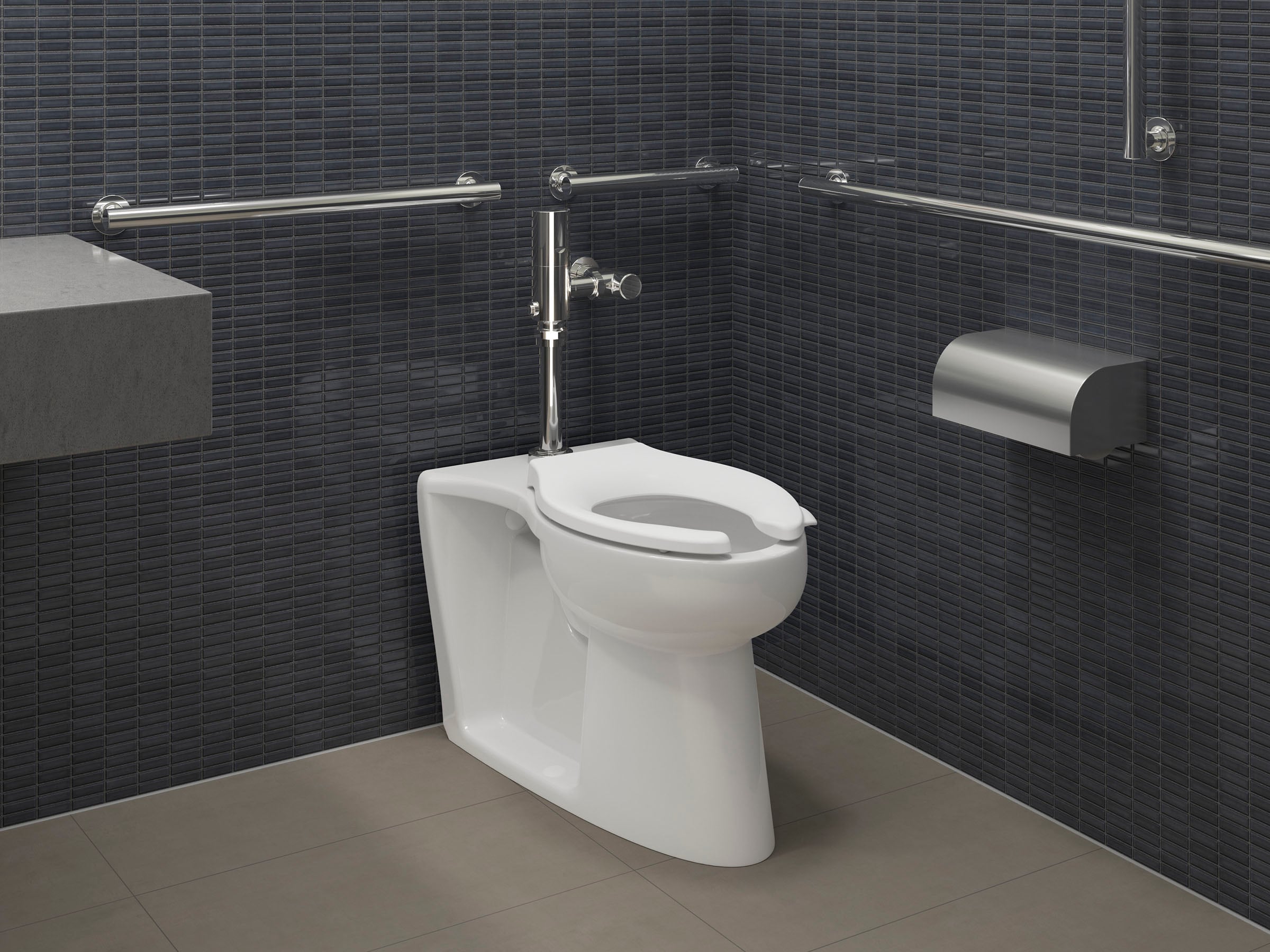 Asiento de inodoro alargado de cierre suave en plástico blanco con cierre silencioso stronghold KOHLER 4731-GC-0