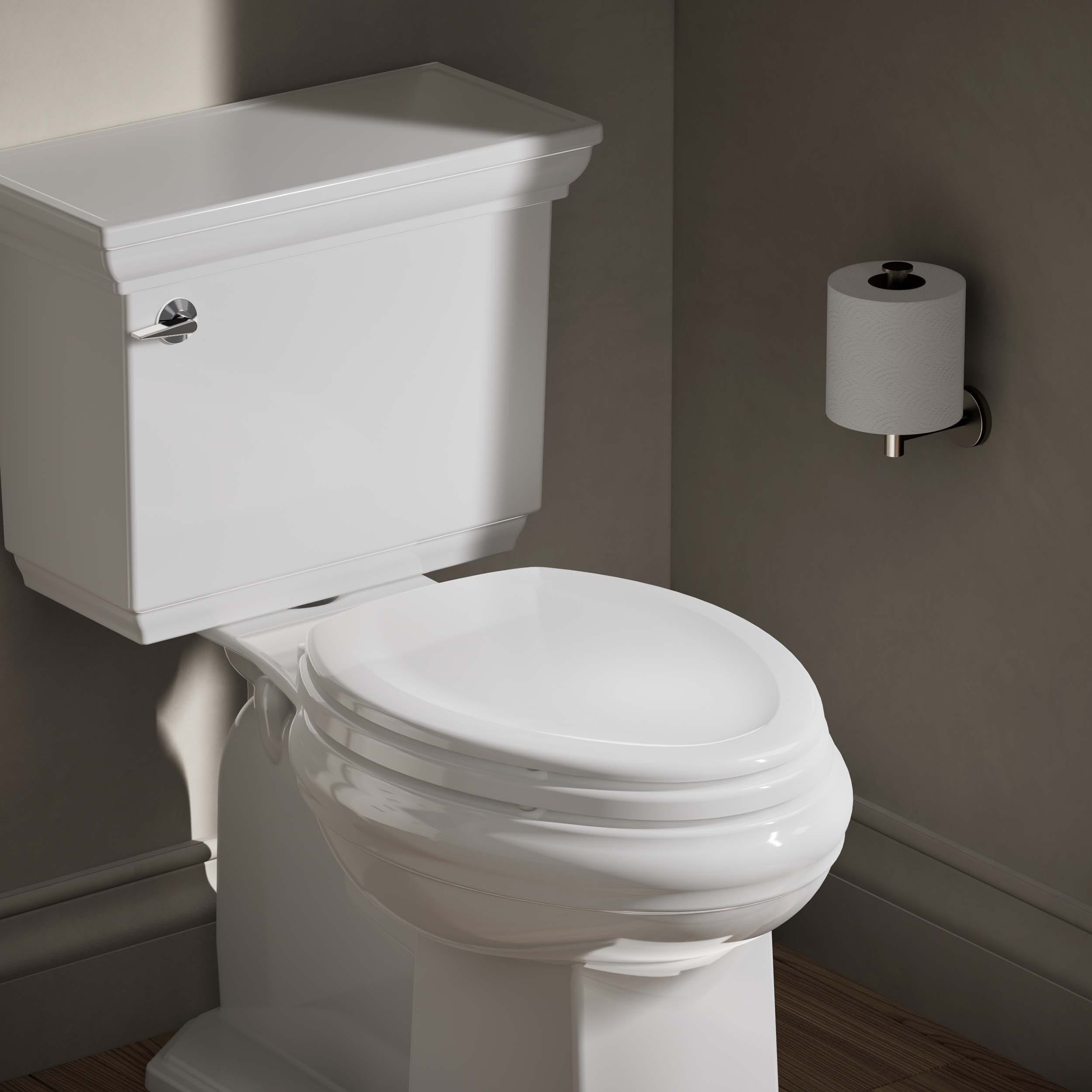 Asiento de inodoro alargado de madera blanca Stonewood KOHLER 4647-0
