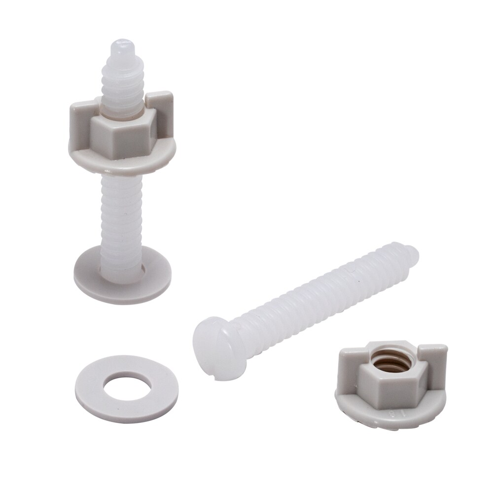 Asiento de inodoro alargado de cierre suave de plástico blanco EZ-FLO 65933