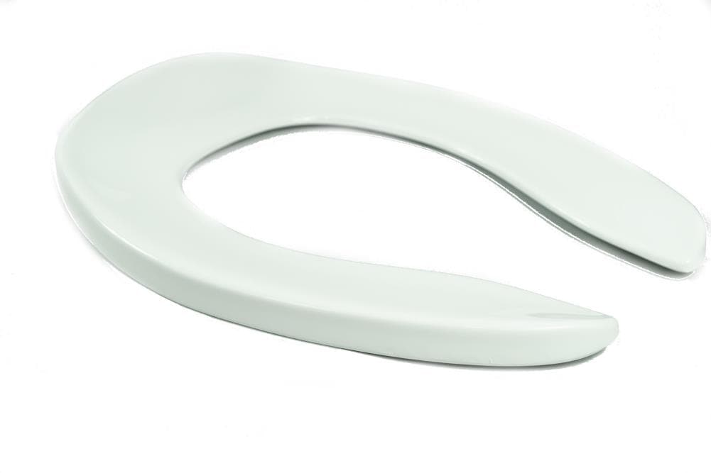 Asiento de baño alargado de plástico blanco de Centoco 500CC-001