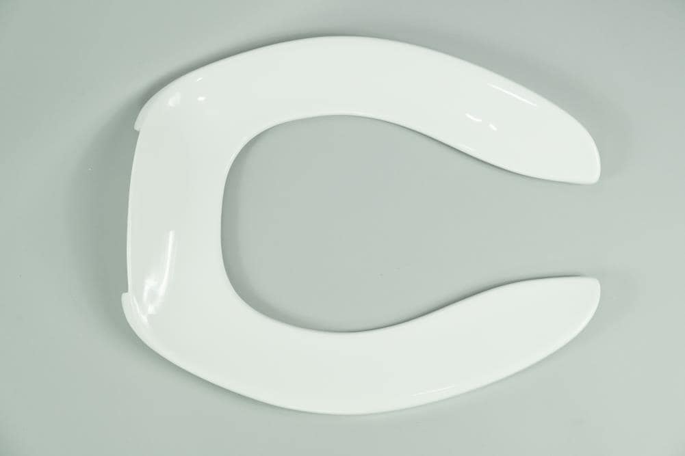 Asiento de baño alargado de plástico blanco de Centoco 500CC-001