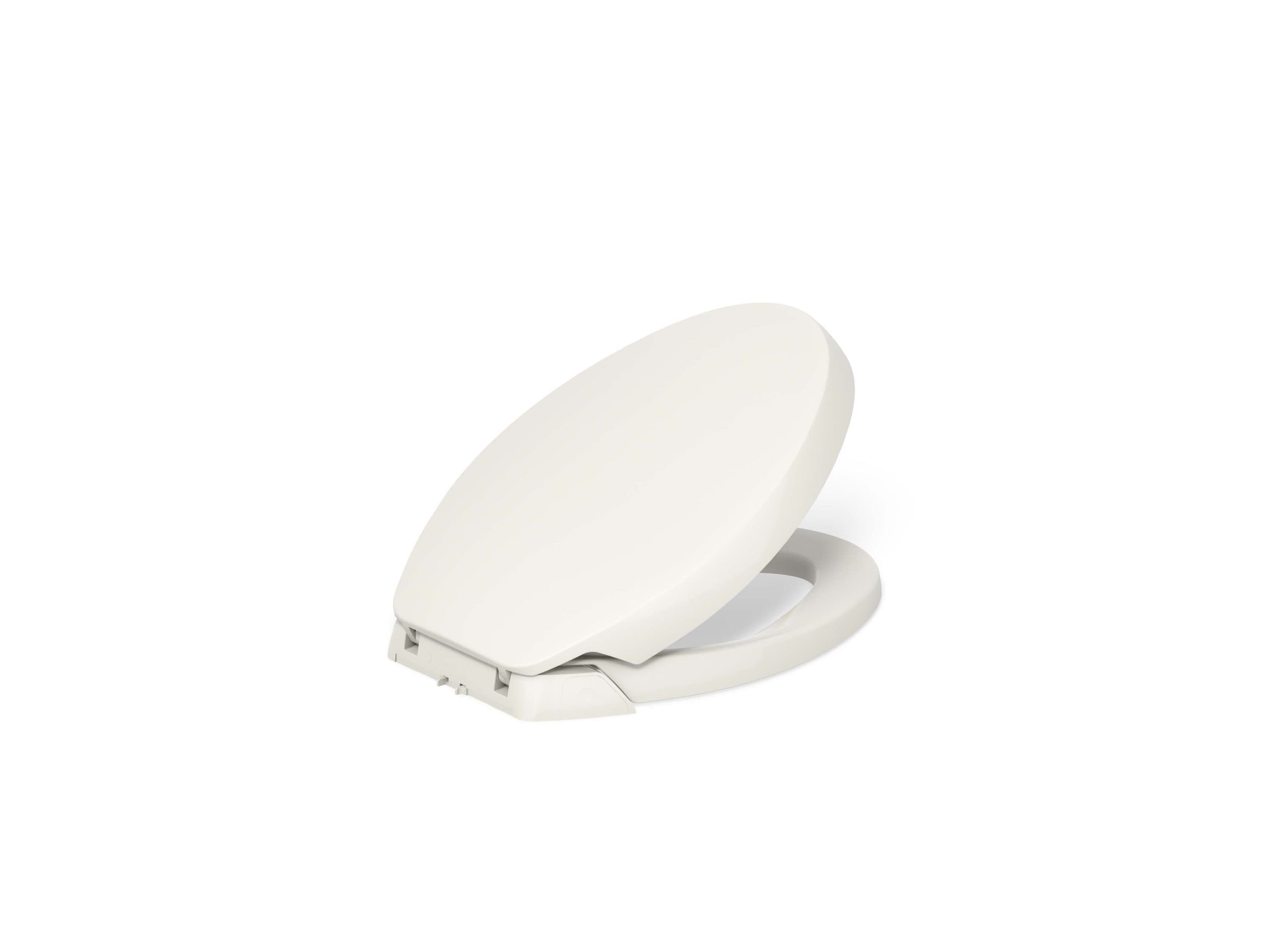 Asiento de Inodoro Alargado de Plástico Biscuit con Cierre Suave KOHLER Purefresh 5588-96