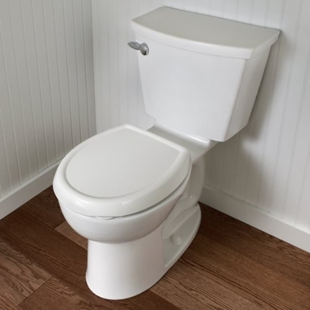 Asiento de inodoro redondo suave con cierre lento en plástico blanco American Standard Cadet