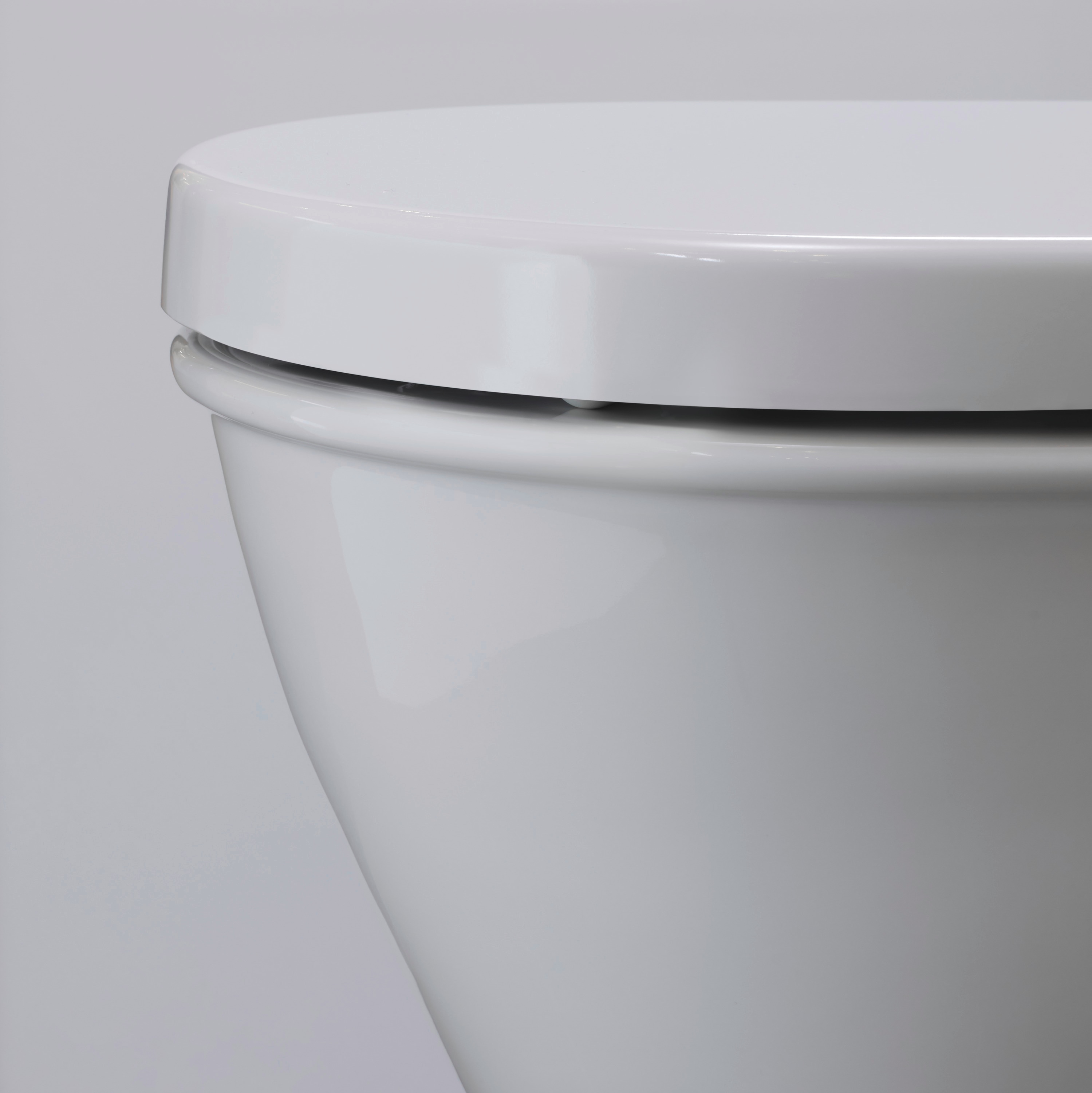Asiento de Inodoro Alargado de Plástico Blanco con Cierre Suave - Duravit