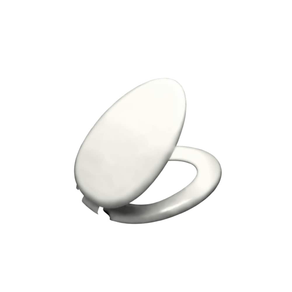 Asiento de Inodoro alargado Kohler Kathryn de madera en color blanco 4701-CP-0