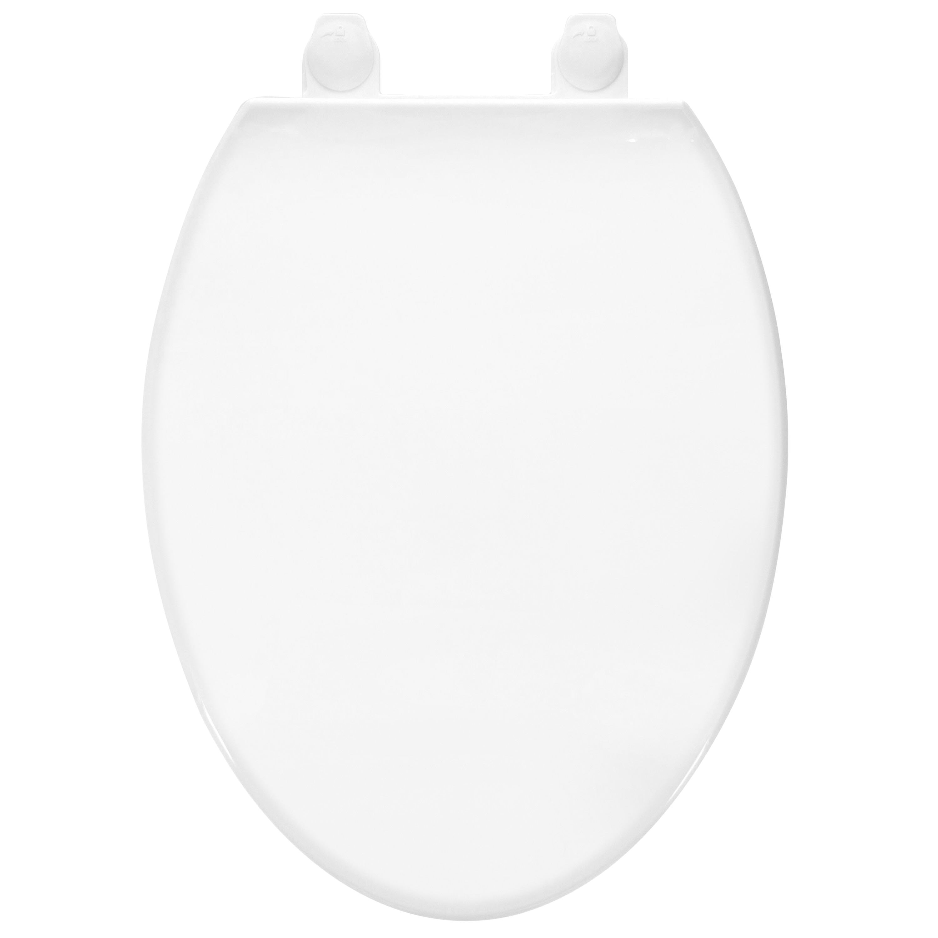 Asiento de baño alargado de plástico blanco con cierre suave Clorox 59034