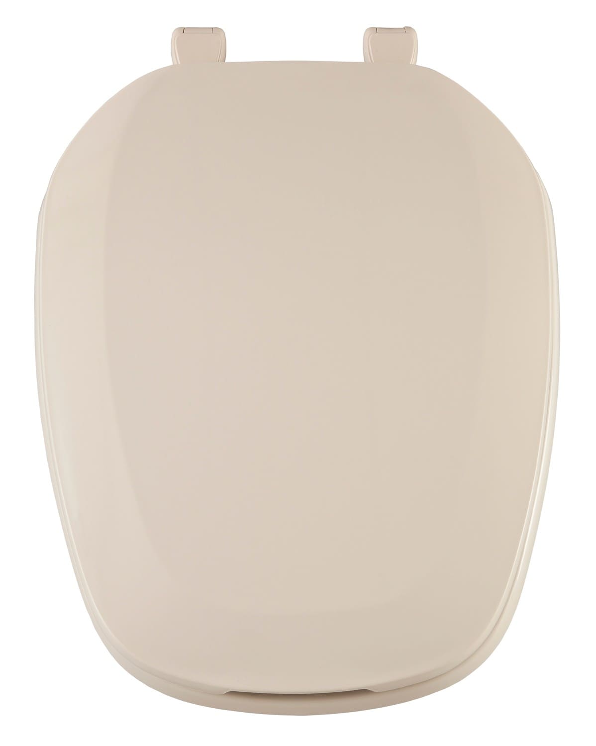 Asiento de inodoro alargado de plástico natural de Centoco EMB601-306