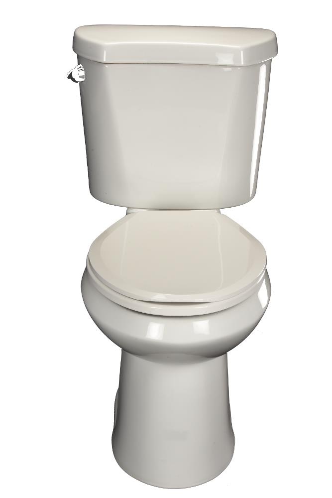 Asiento de Inodoro alargado de plástico blanco con cierre suave