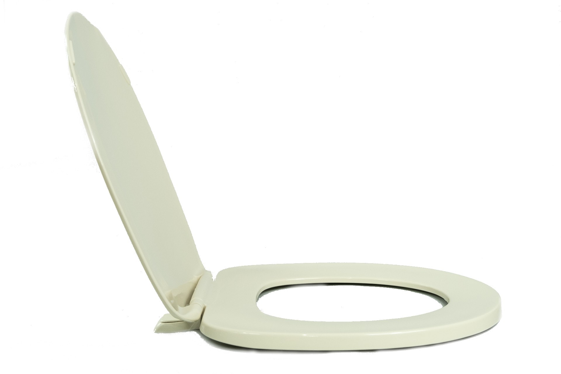 Asiento alargado de plástico para inodoro Centoco Bone 600-106