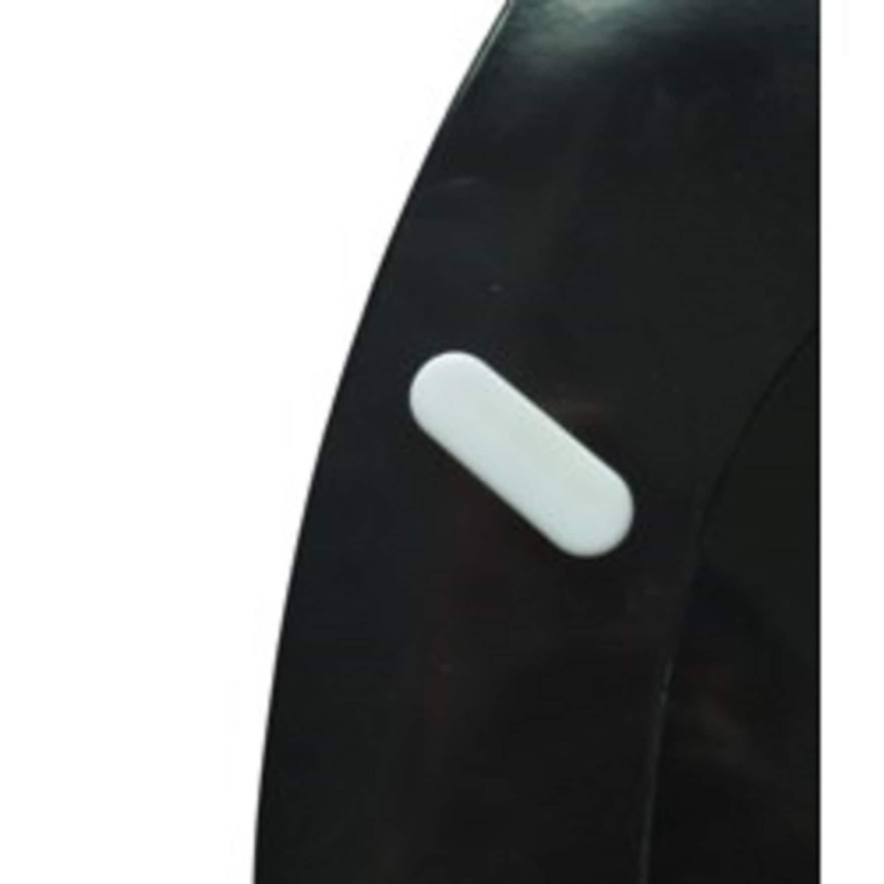 Asiento de Baño Alargado de Madera Negra J&V TEXTILES 807-BK