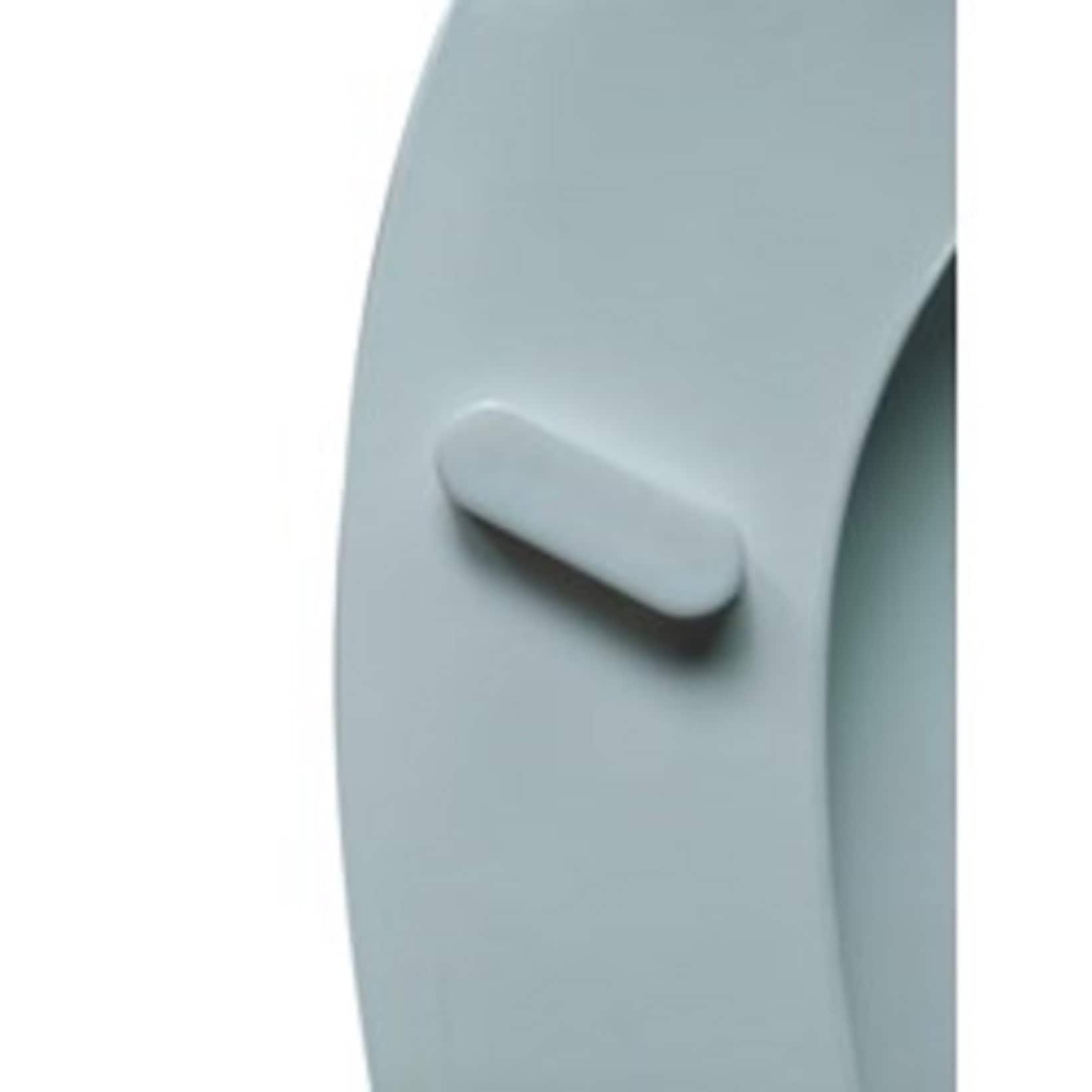 Asiento de inodoro alargado de madera color blanco 807-WH de J&V TEXTILES