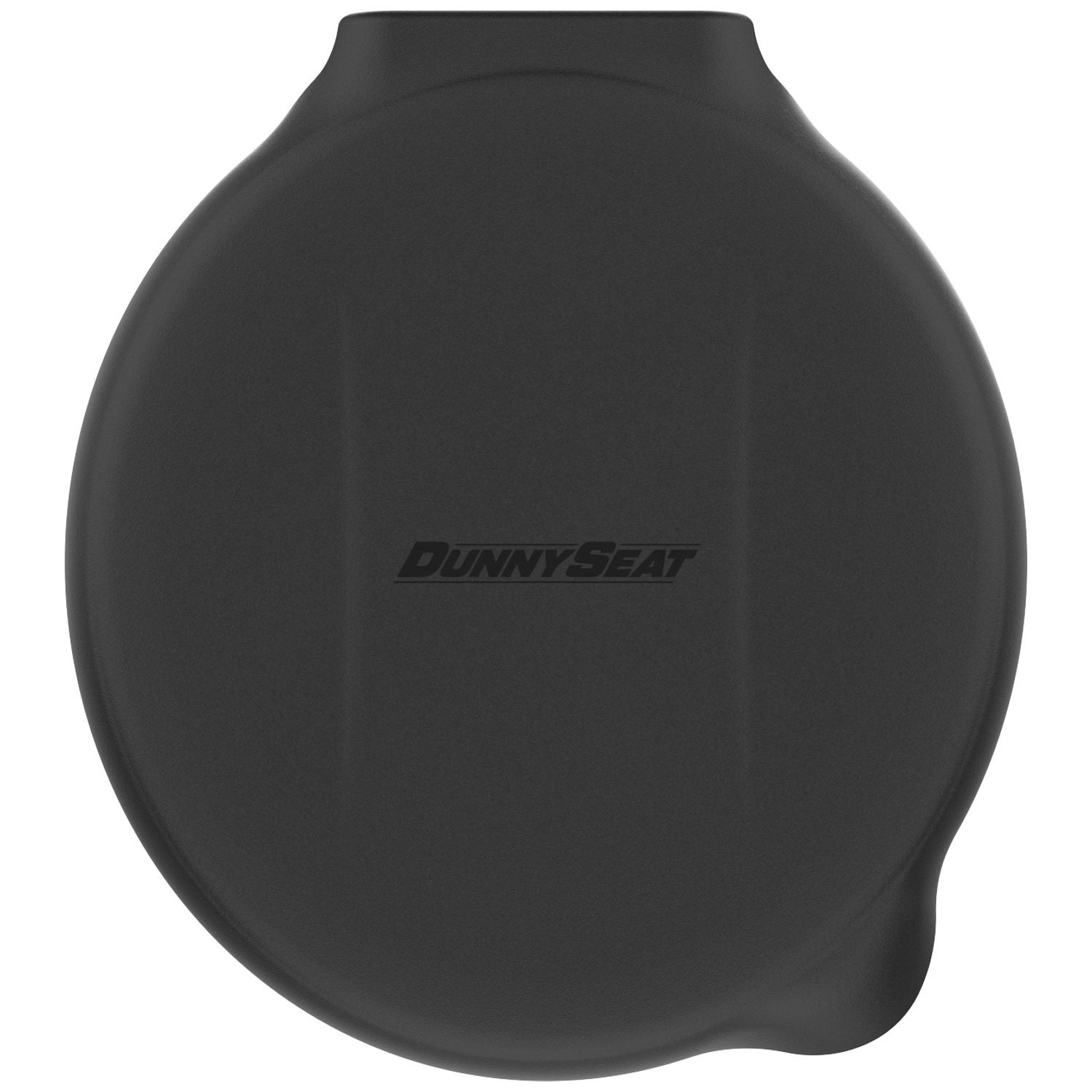 Asiento de baño de plástico redondo negro Dunny Seat