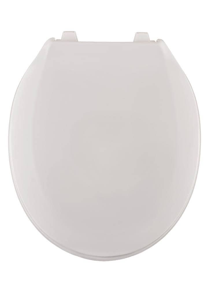 Asiento de baño redondo de plástico blanco Centoco 440STSS-001