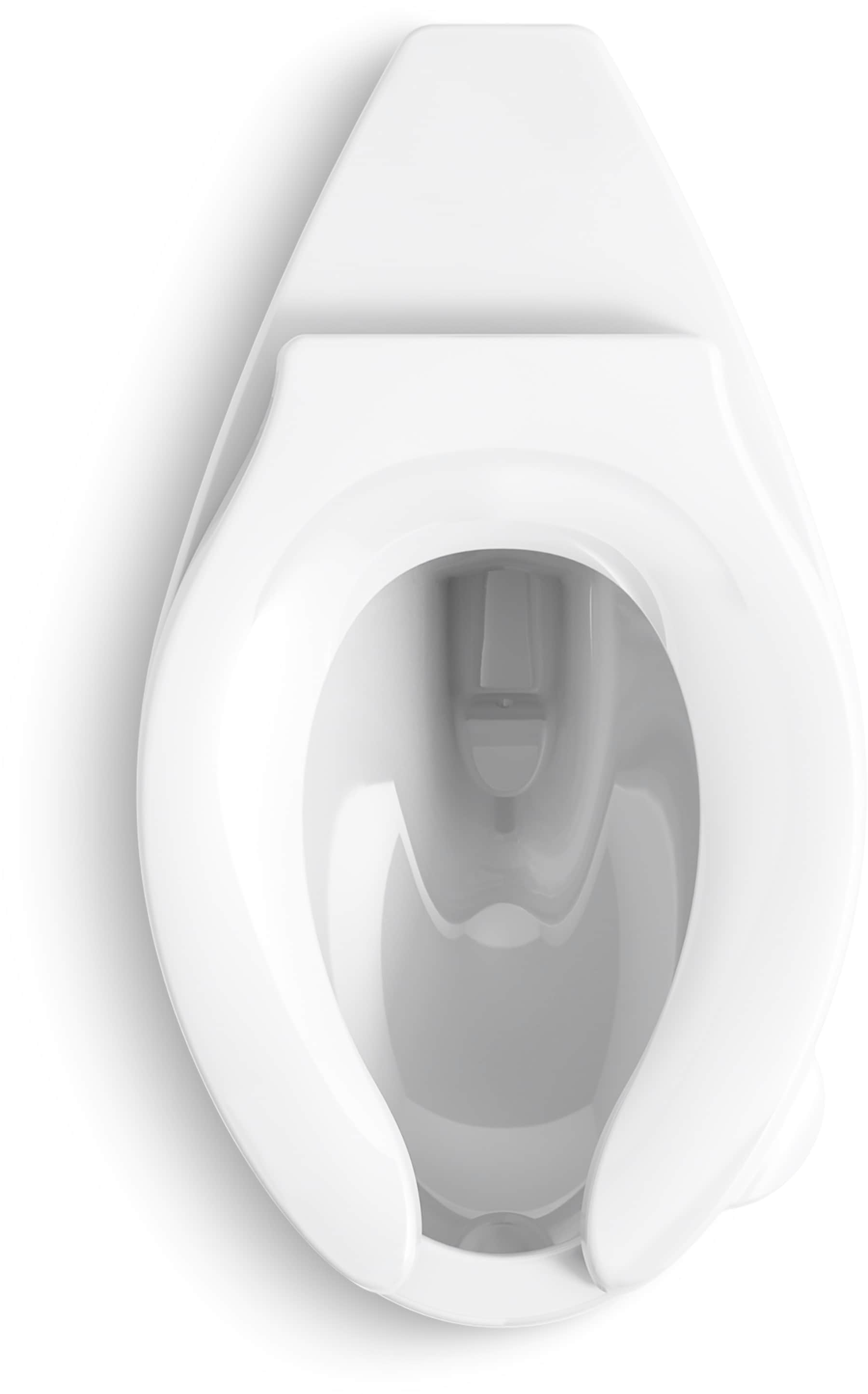 Asiento de inodoro alargado de plástico KOHLER Stronghold en blanco