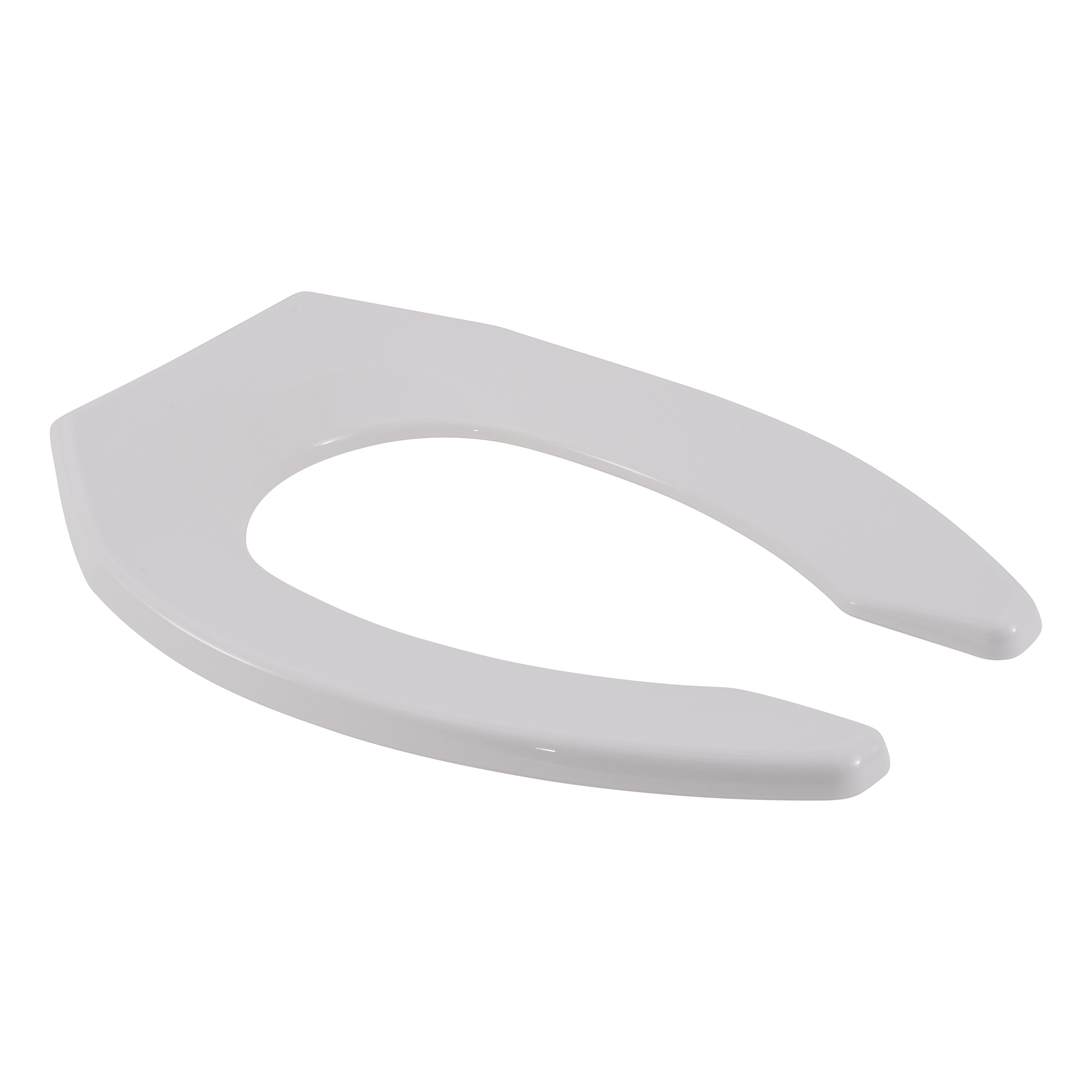 Asiento de inodoro alargado de plástico blanco EZ-FLO 65913