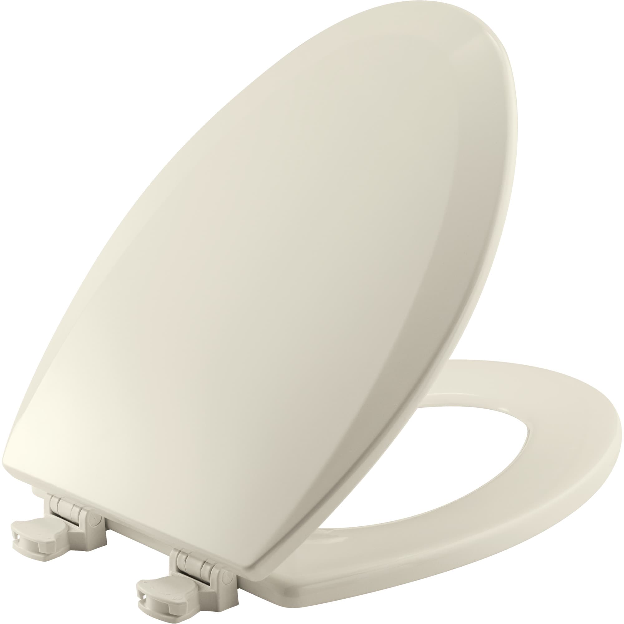 Asiento de baño alargado de madera "Bemis Easy Clean" con bisagra 1500EC 346